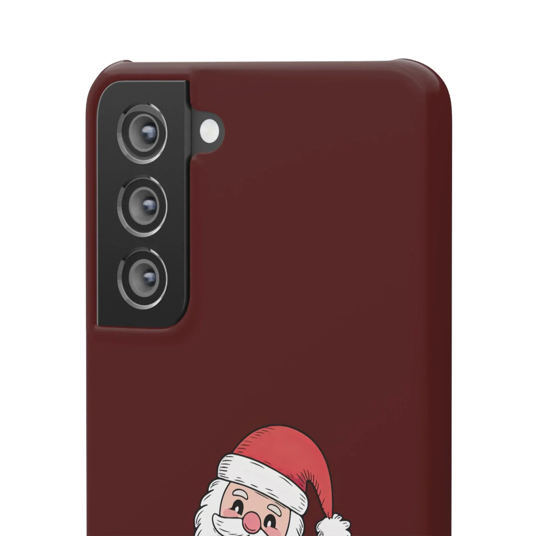 Crimson Claus Phone Case for iPhone 8-17 and Galaxy S20-S25 - KARARMDESIGN