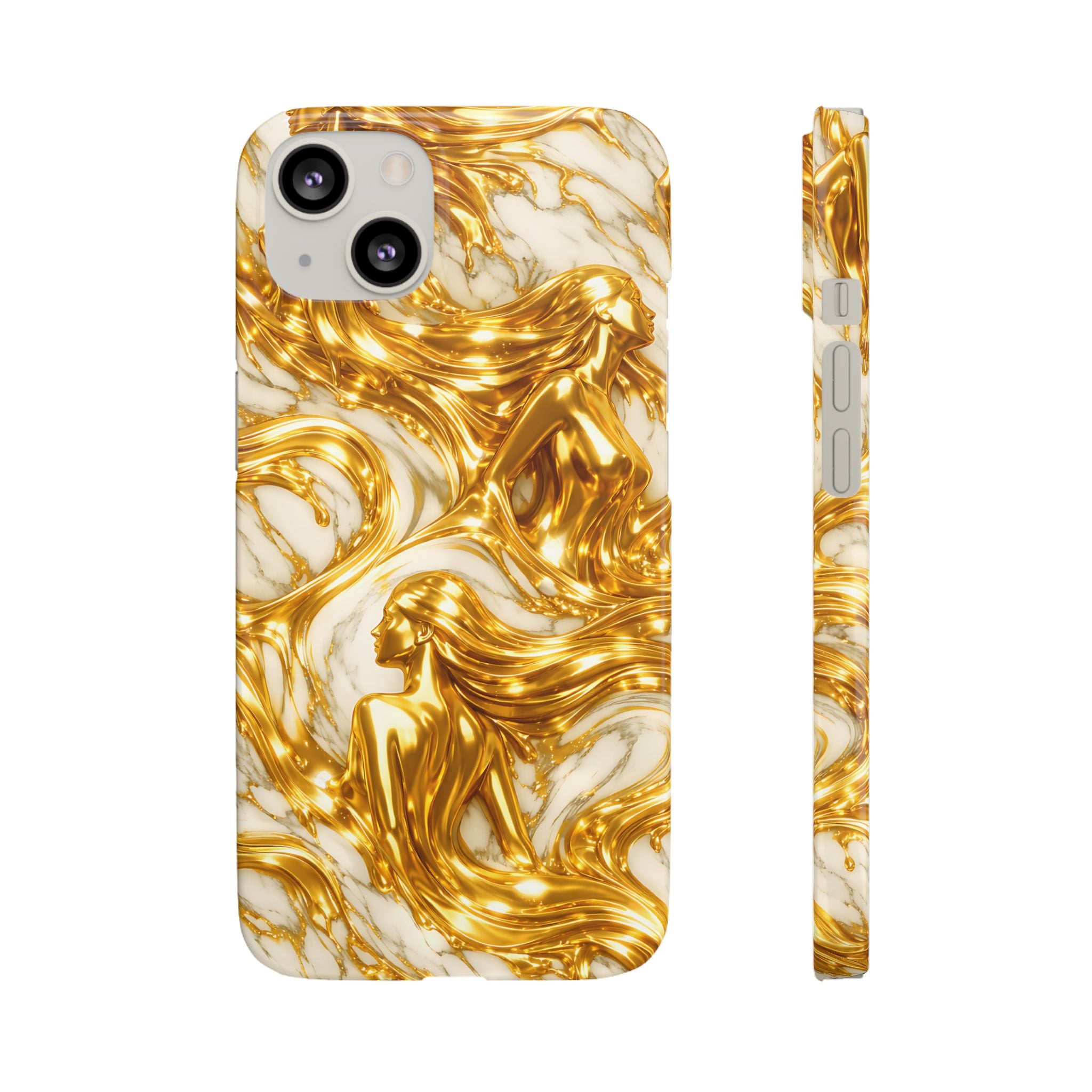 Divine Gold Woman Snap Phone Case for iPhone & Galaxy