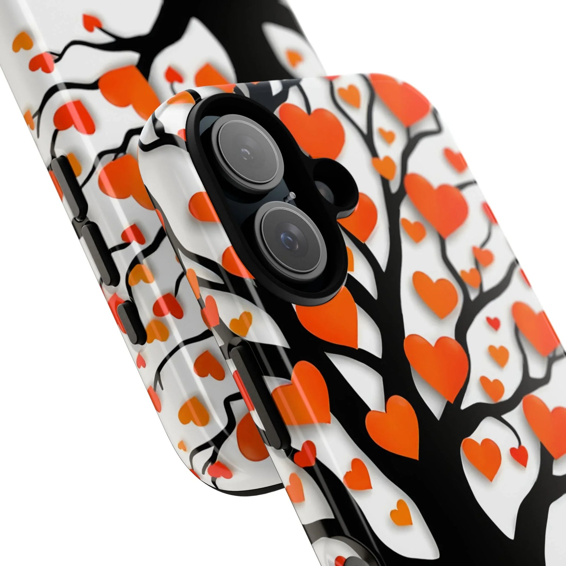 Heart Design Phone Case for iPhone 11–17 and Galaxy S20–S25 - KARARMDESIGN