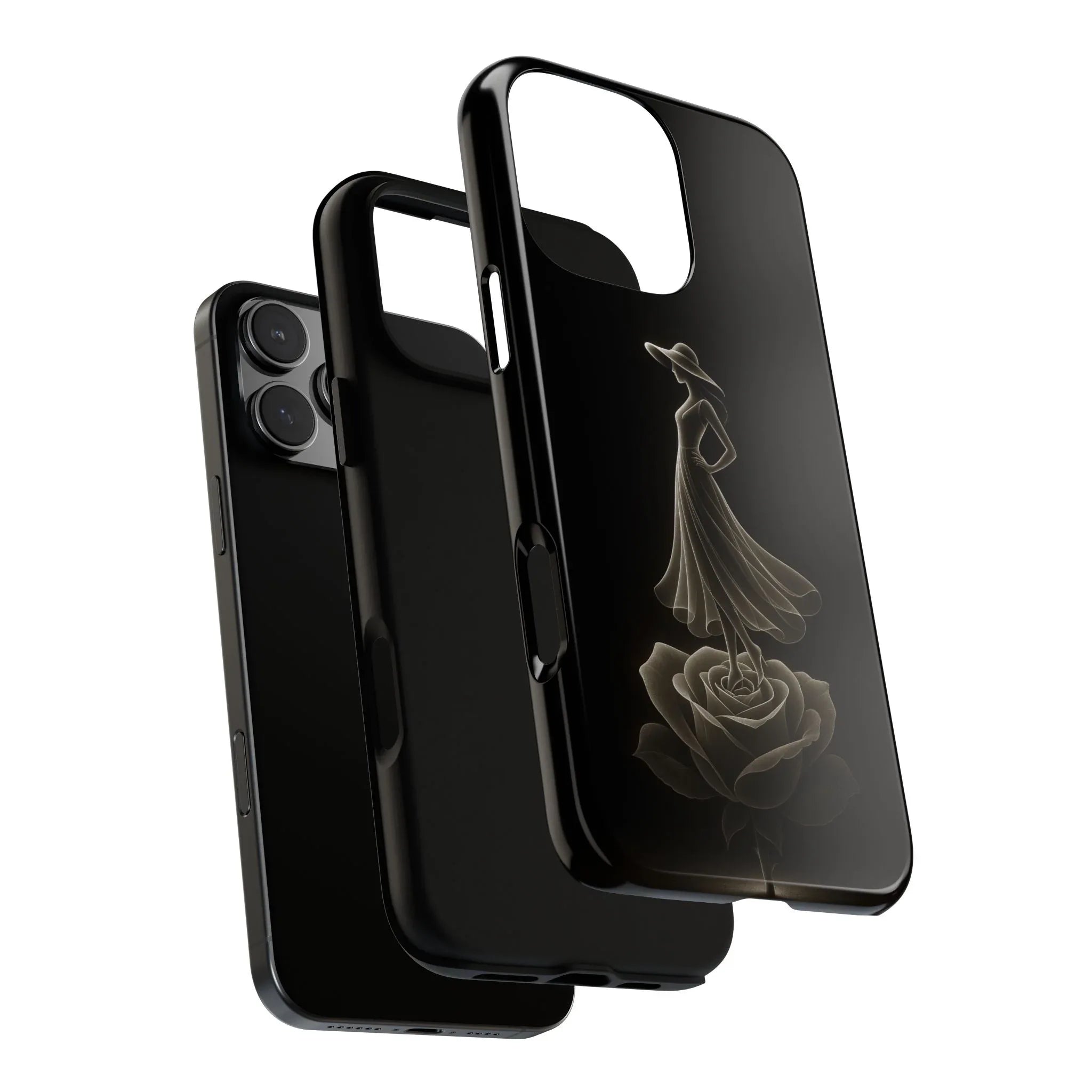 Elegant Woman Phone Case for iPhone 12-17 and Galaxy S20-S25 - KARARMDESIGN