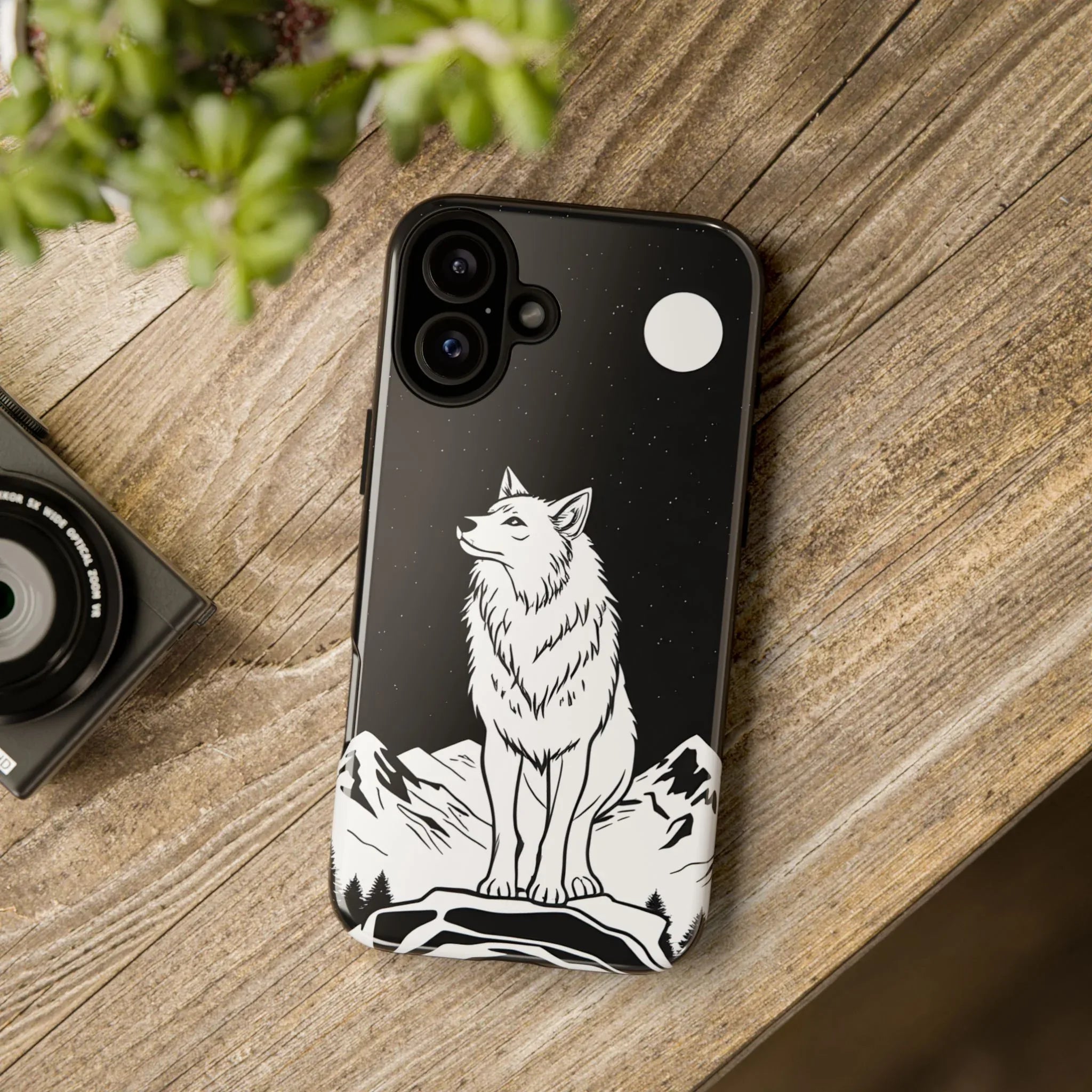 Majestic Wolf Phone Case for iPhone and Galaxy - KARARMDESIGN