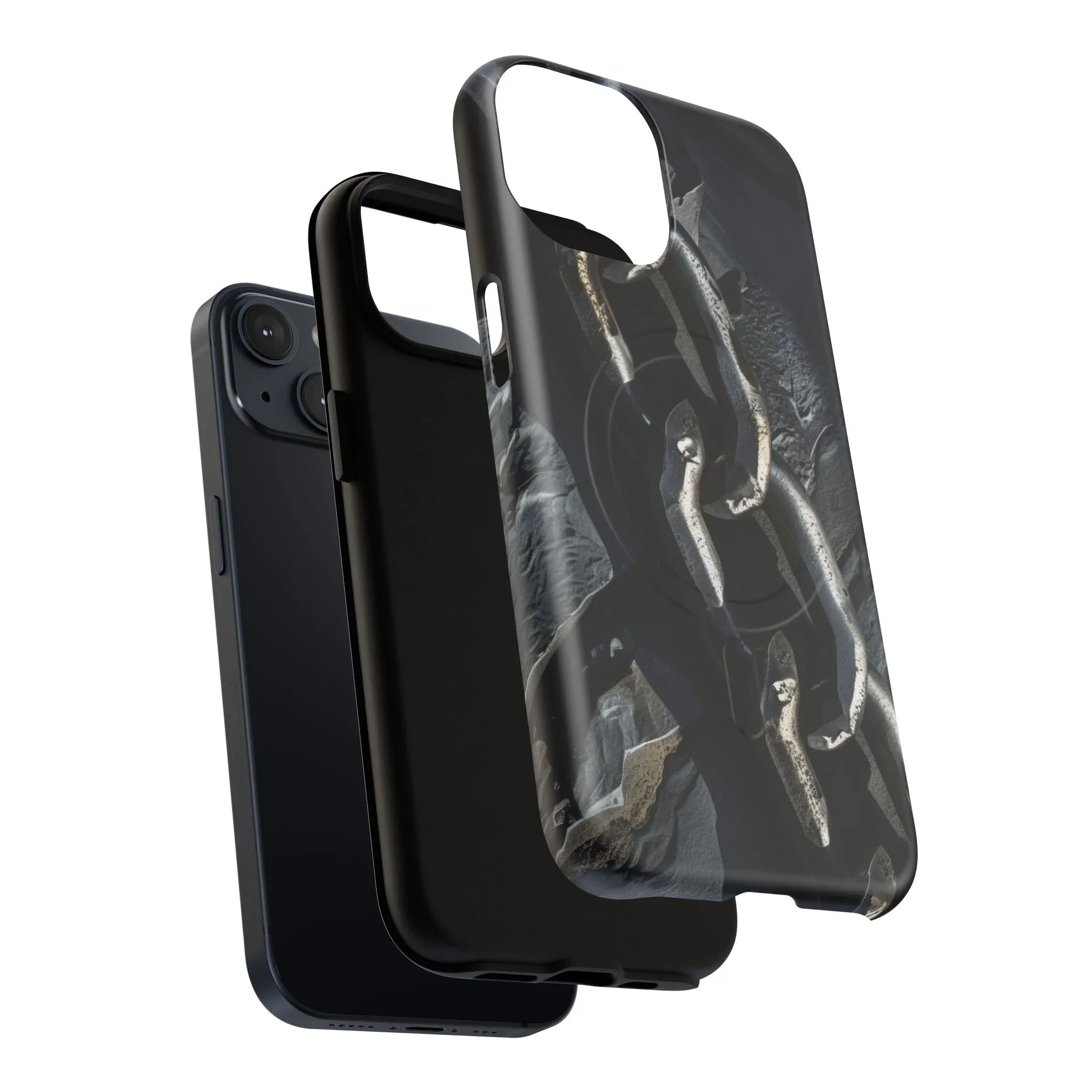 “Iron Chain” Tough Magnetic Phone Case for iPhone 13-17 - KARARMDESIGN