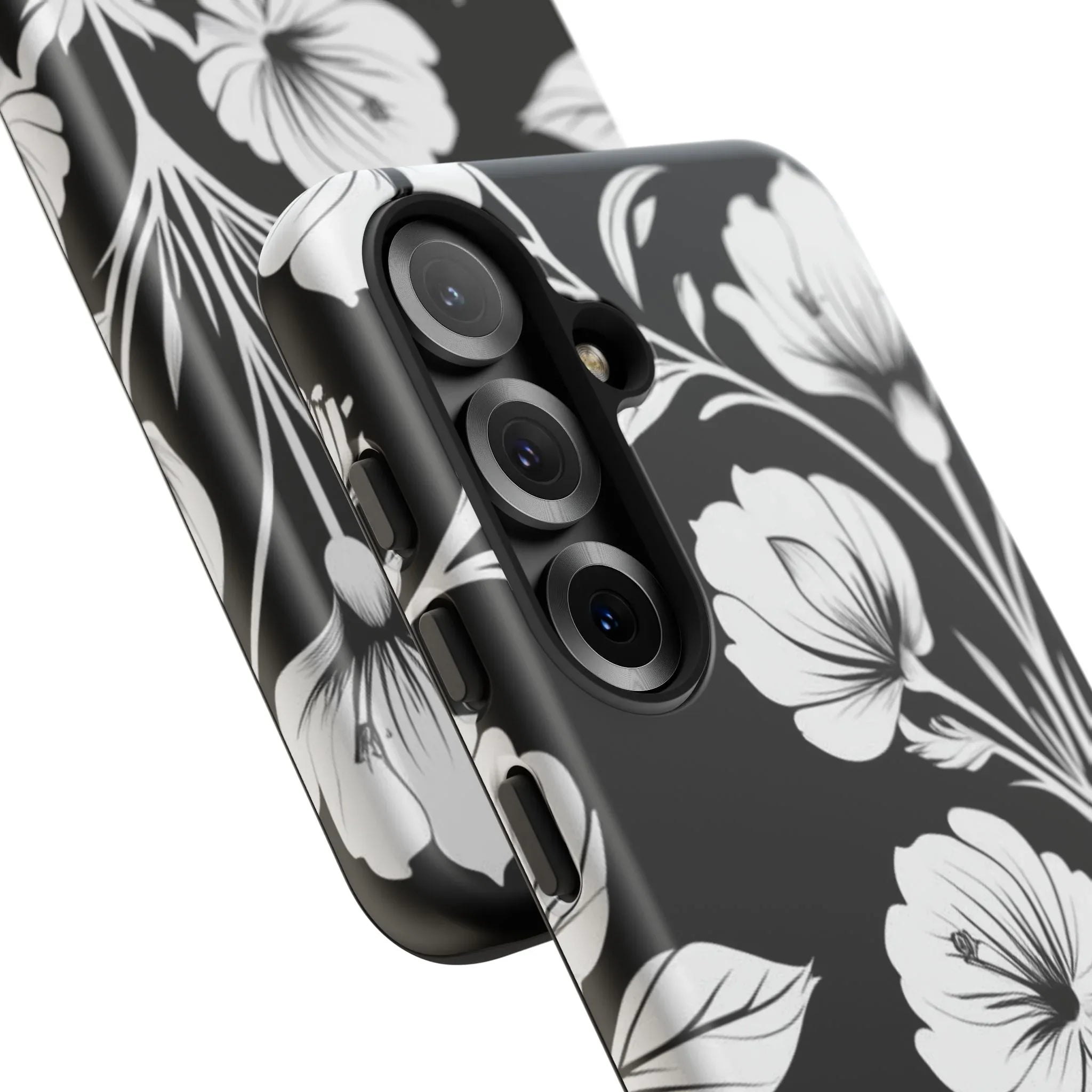 Elegant Floral Phone Case for Galaxy S20-S25 - KARARMDESIGN