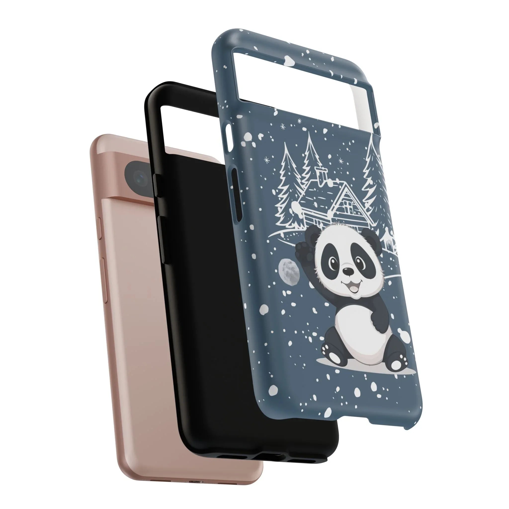 Cute Panda Phone Case for Samsung Galaxy and Google Pixel - KARARMDESIGN