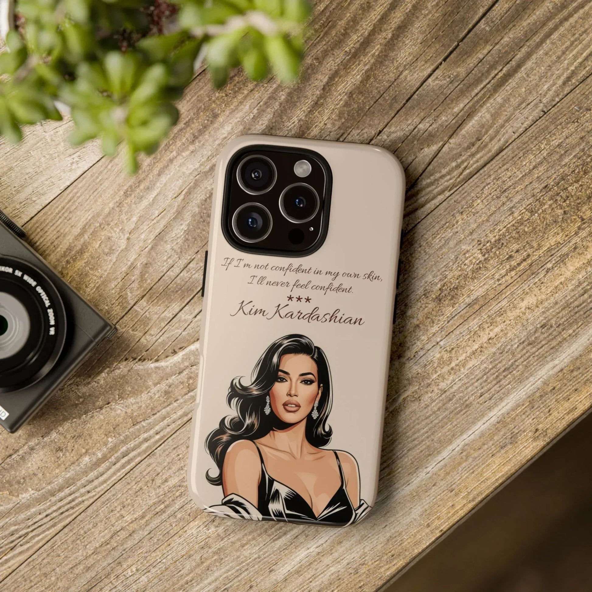 Kim Kardashian Quote Phone Case – Illustrated for iPhone 15 and 16 Models - KarArmDesign