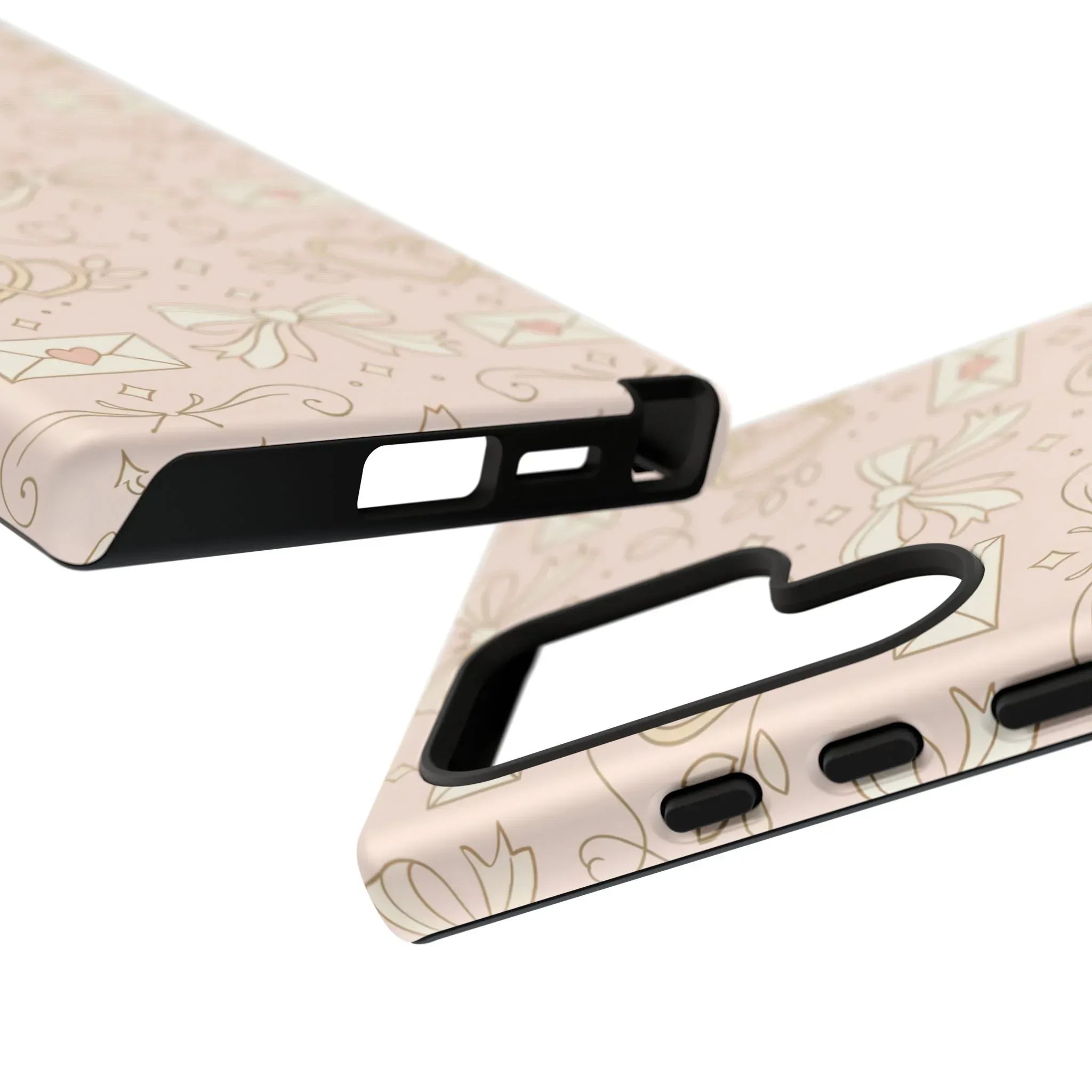 Sweet Romance Tough Phone Case for iPhone 11–17 & Galaxy S10–S25 - KARARMDESIGN