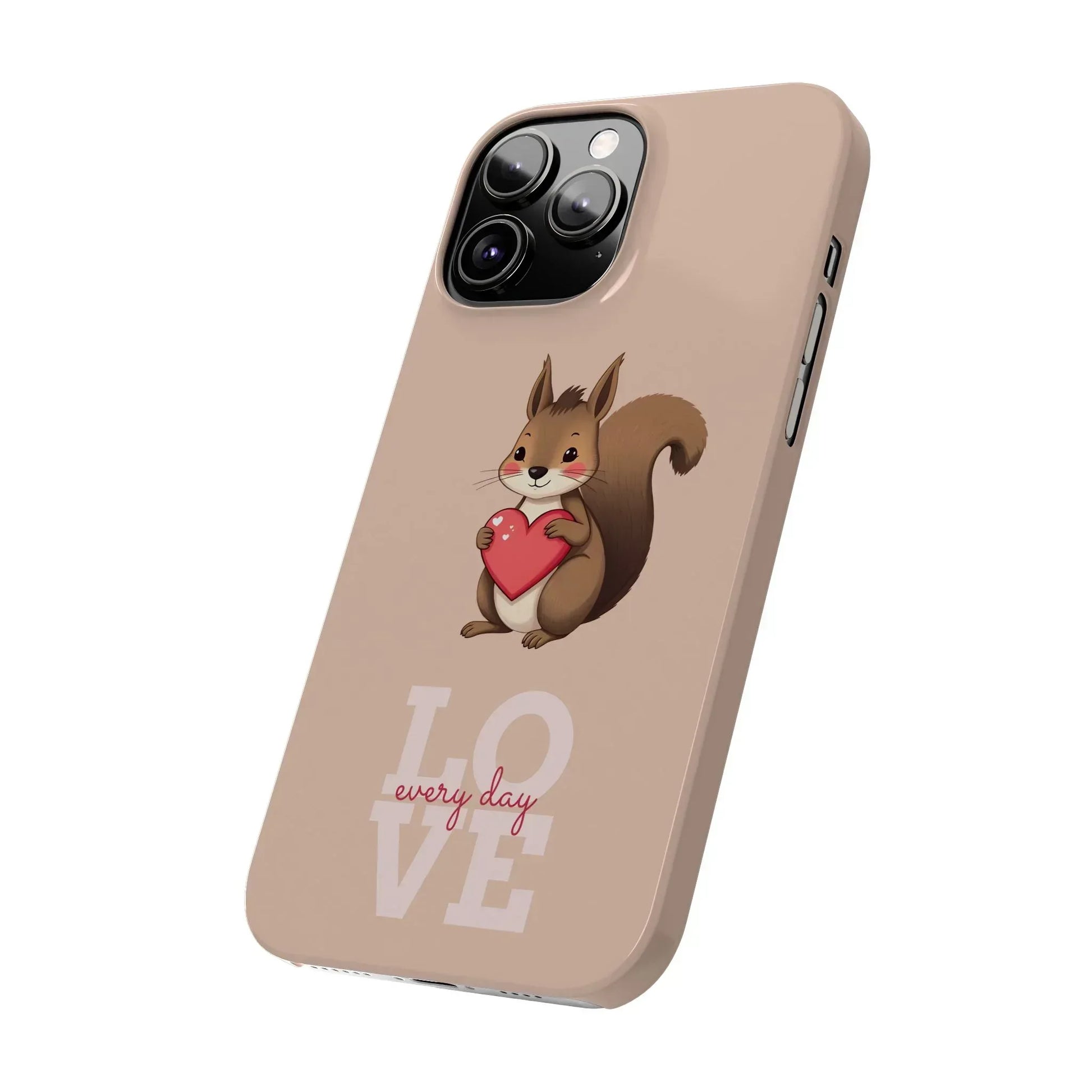 Cute Squirrel Phone Case for iPhone 11-17 - KARARMDESIGN