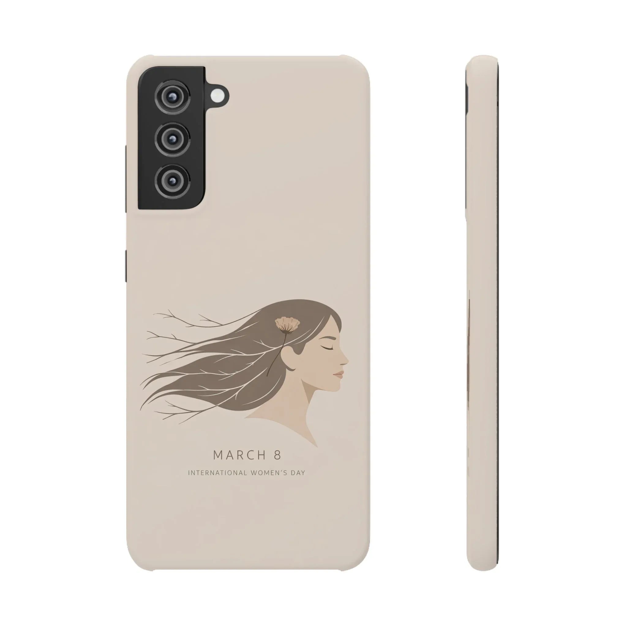 Graceful Strength Phone Case for iPhone 11-17 and Galaxy S20-25 - KARARMDESIGN