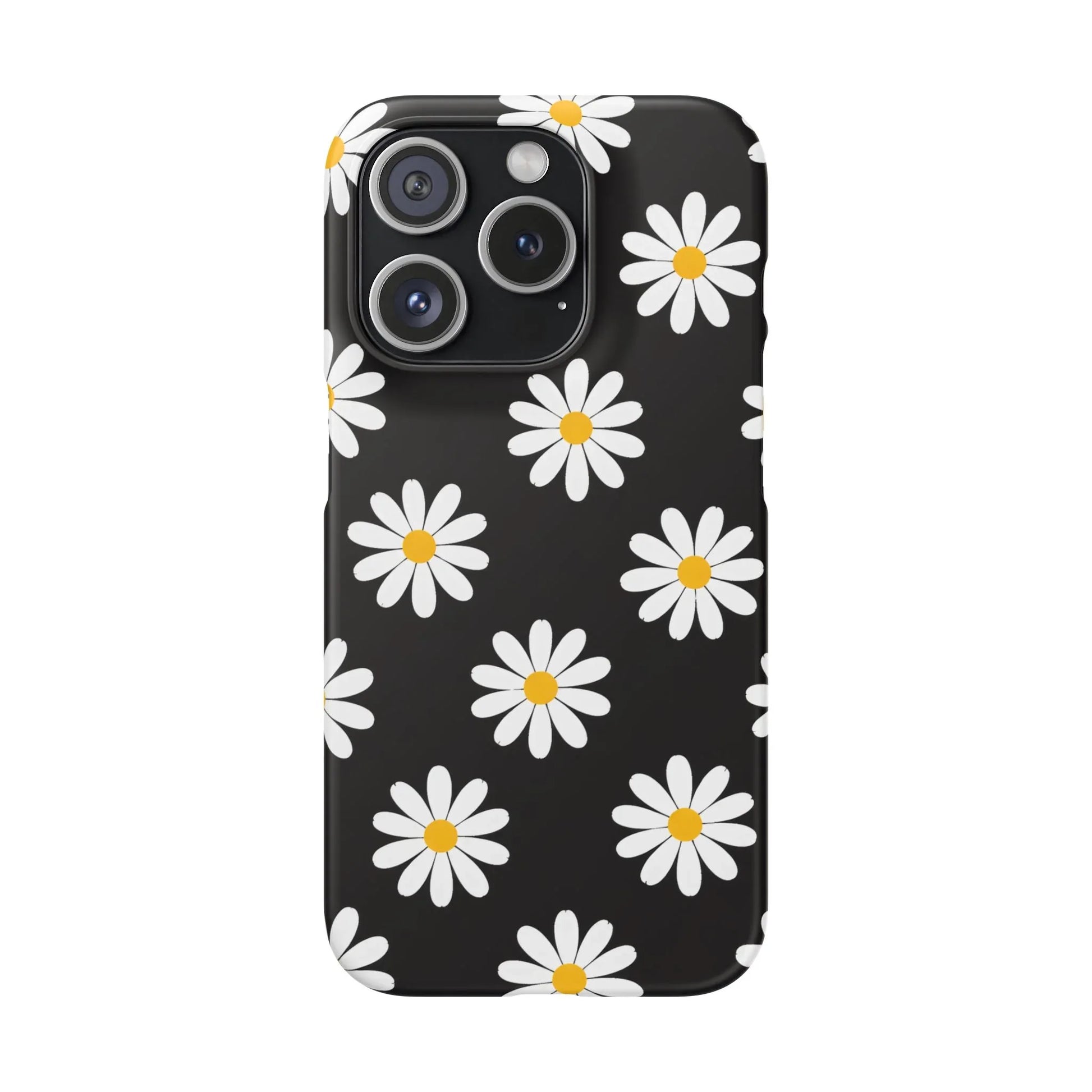 Daisy Charm Phone Case for iPhone 11-17 and Galaxy S20-S25 - KARARMDESIGN