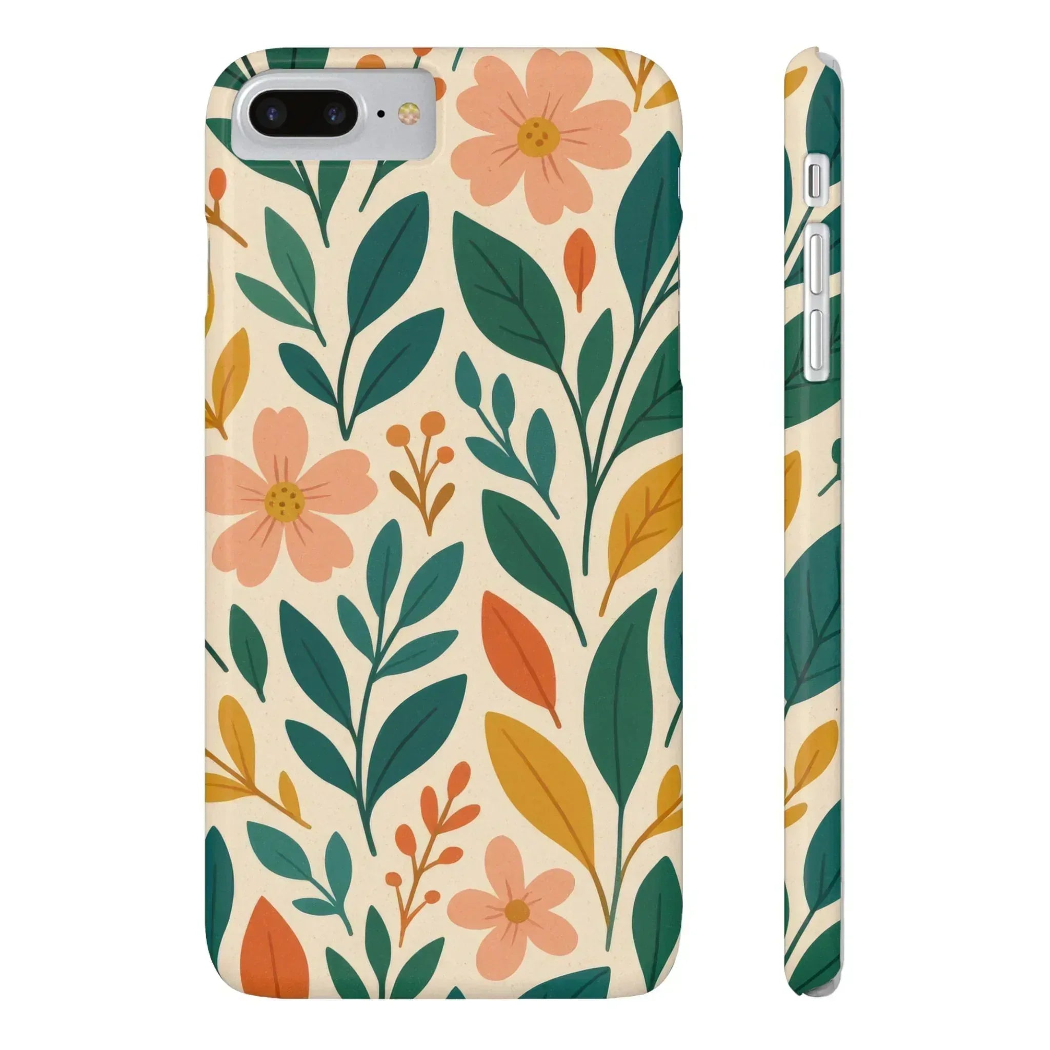 Floral Harmony Phone Case for iPhone 11-16 - KARARMDESIGN