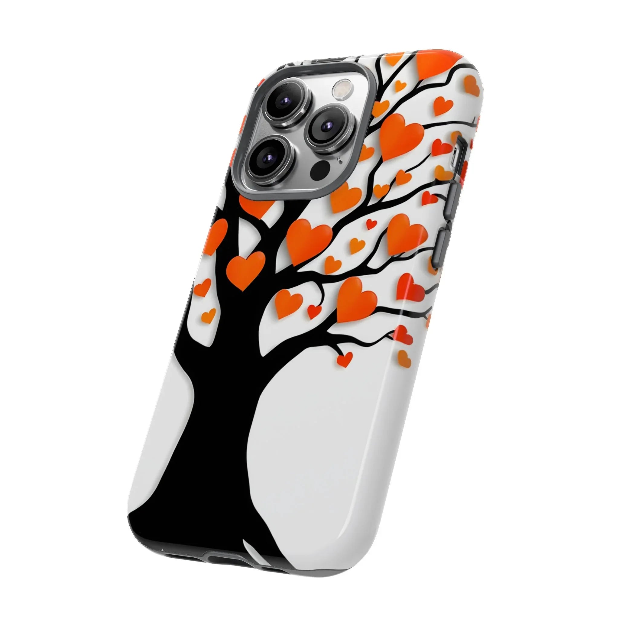 Heart Design Phone Case for iPhone 11–17 and Galaxy S20–S25 - KARARMDESIGN