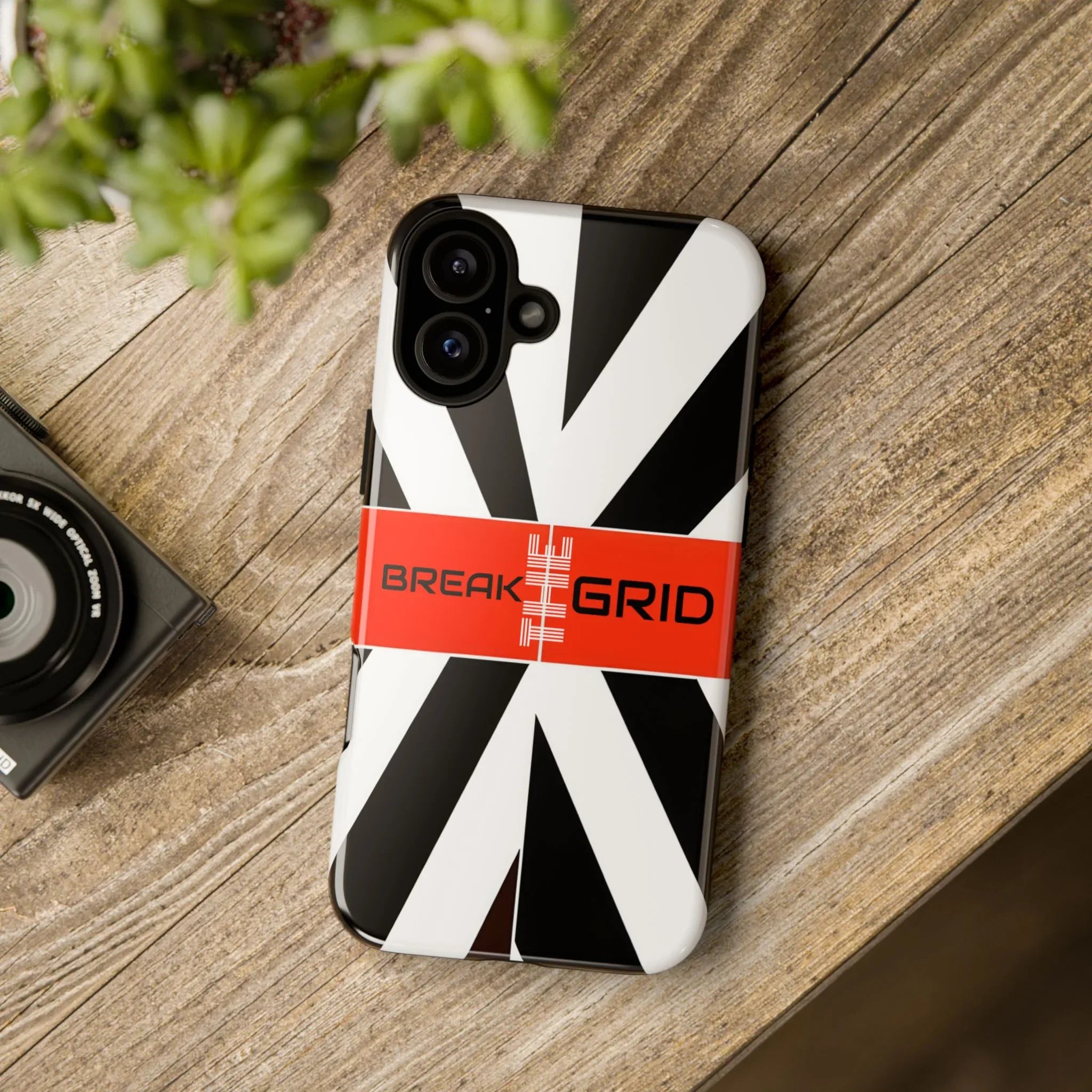 Break The Grid Phone Case for iPhone 11–16 and Galaxy S20–S25 - KARARMDESIGN