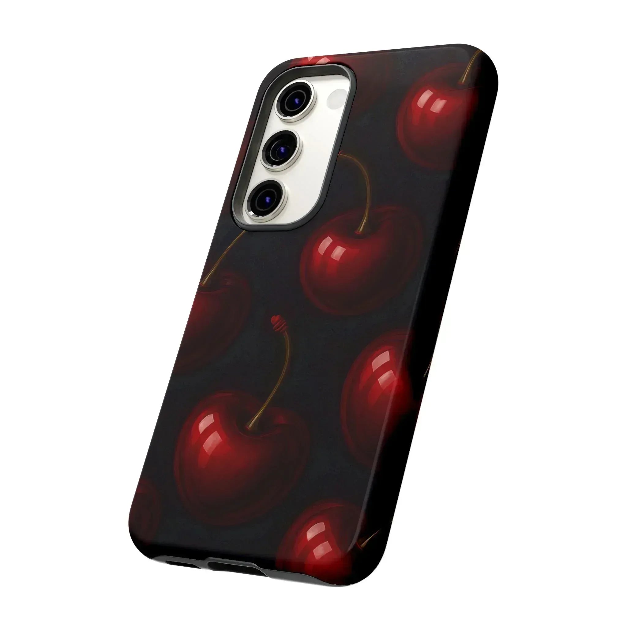 Cherry Phone Case for iPhone X-16 and Galaxy S20-S25 - KARARMDESIGN