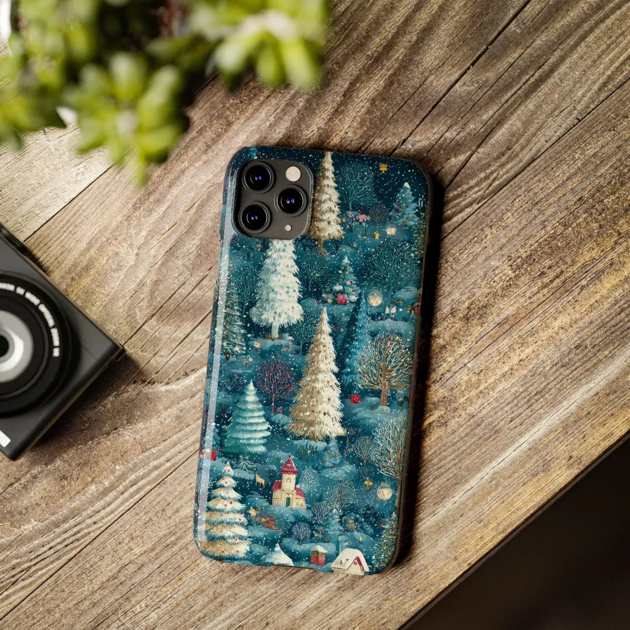 Frosty Forest Phone Case for iPhone 11-17 - KARARMDESIGN