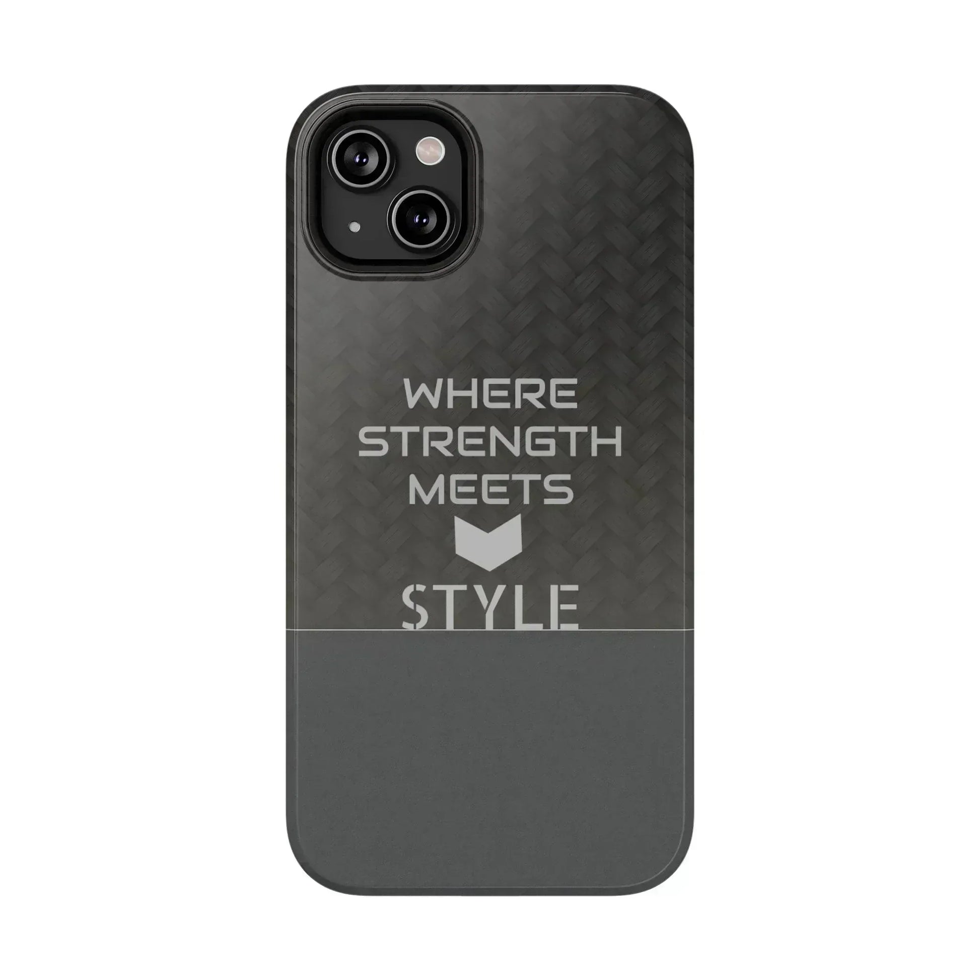 Gray Carbon Phone Case for iPhone 12-16 and Galaxy S21-S22 - KARARMDESIGN