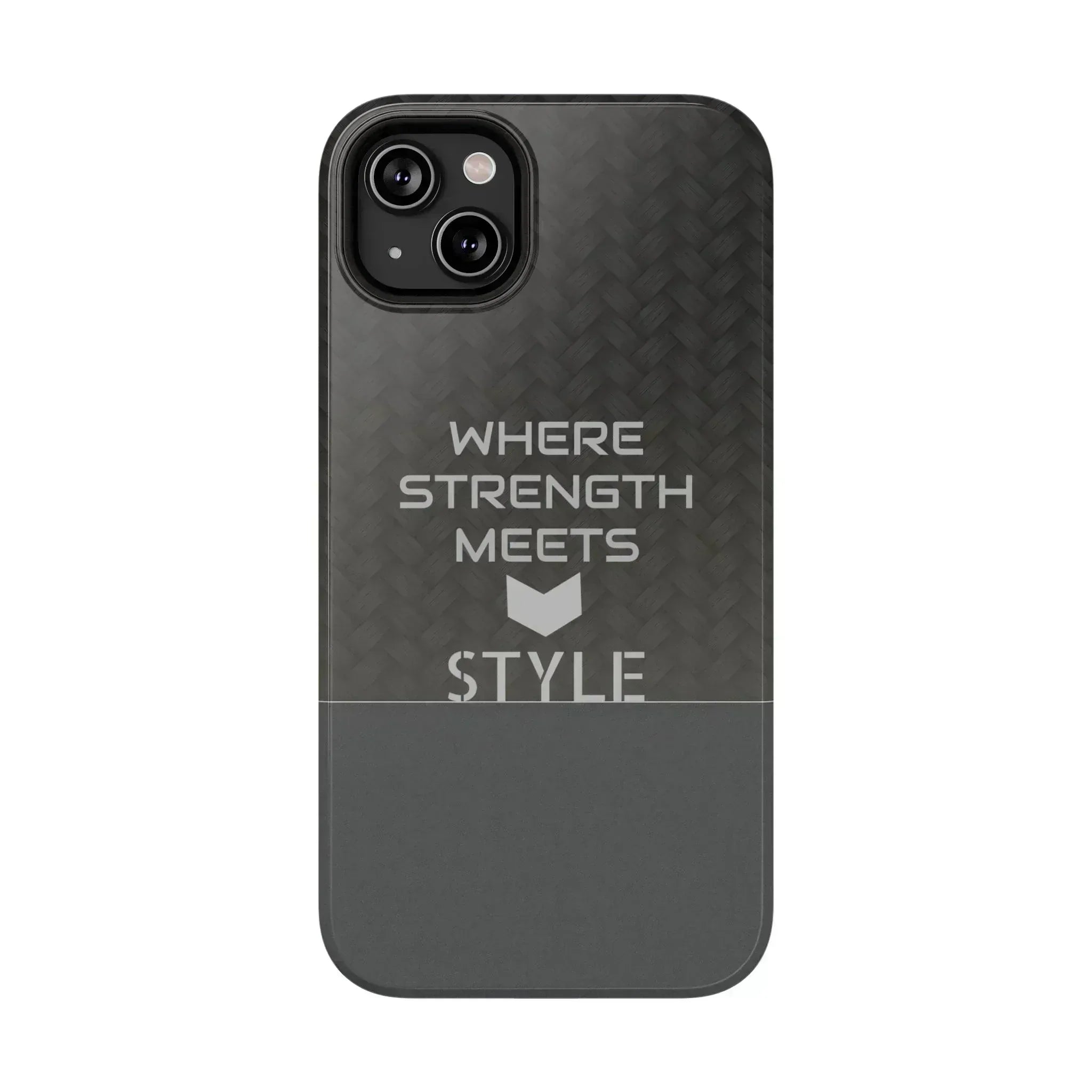 Gray Carbon Phone Case for iPhone 12-16 and Galaxy S21-S22 - KARARMDESIGN