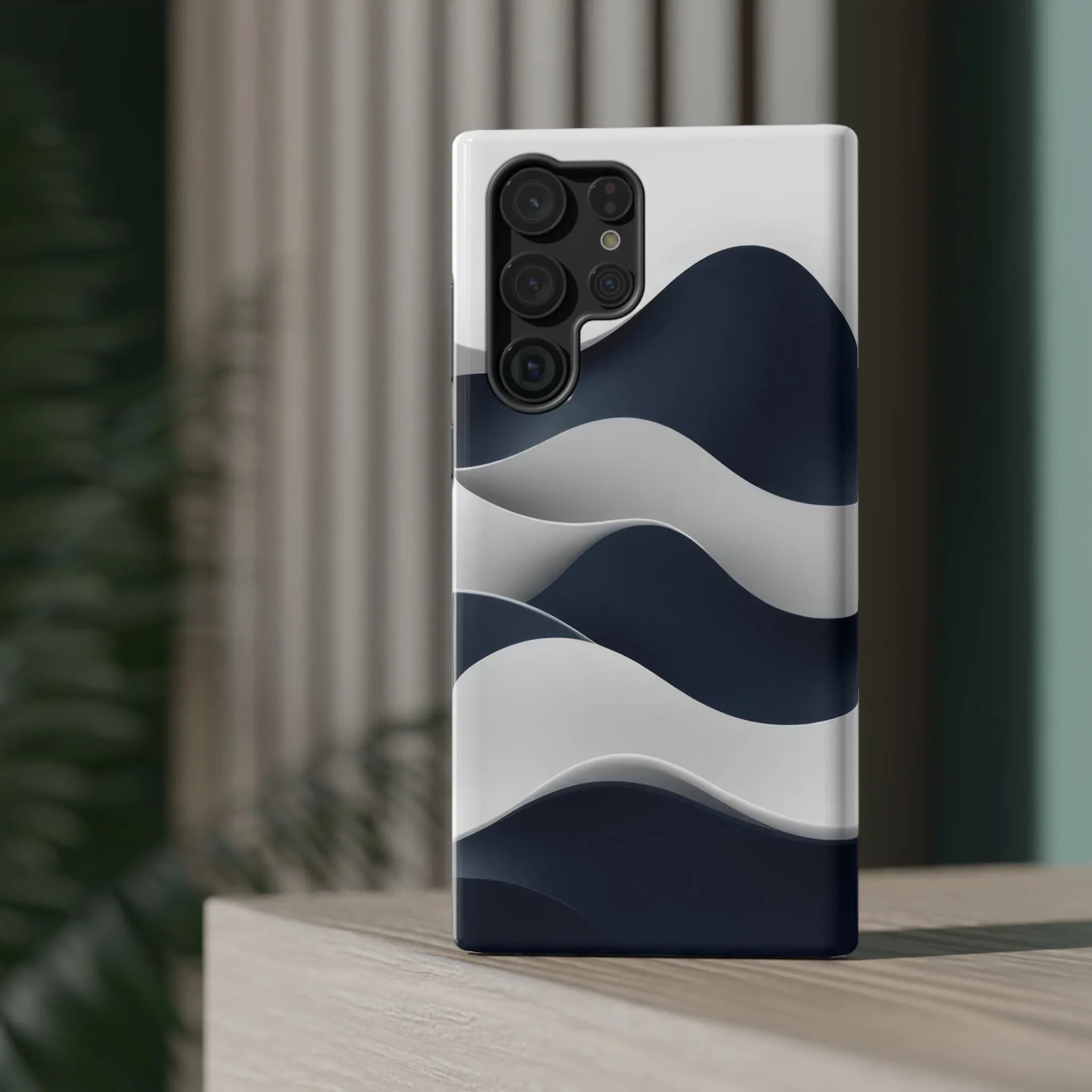 Ocean Flow Phone Case for iPhone 11-17 and Galaxy S21-S22 - KARARMDESIGN