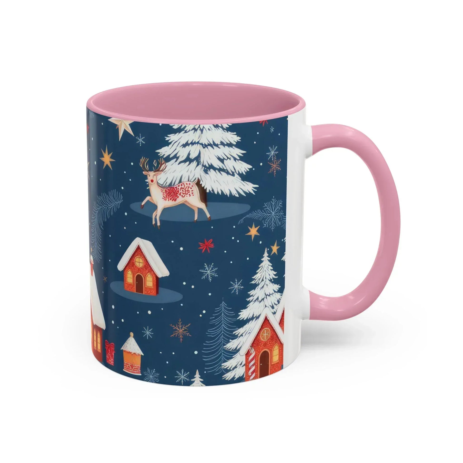 Dark Blue Christmas Mug - Colorful Mugs (11oz, 15oz) - KARARMDESIGN