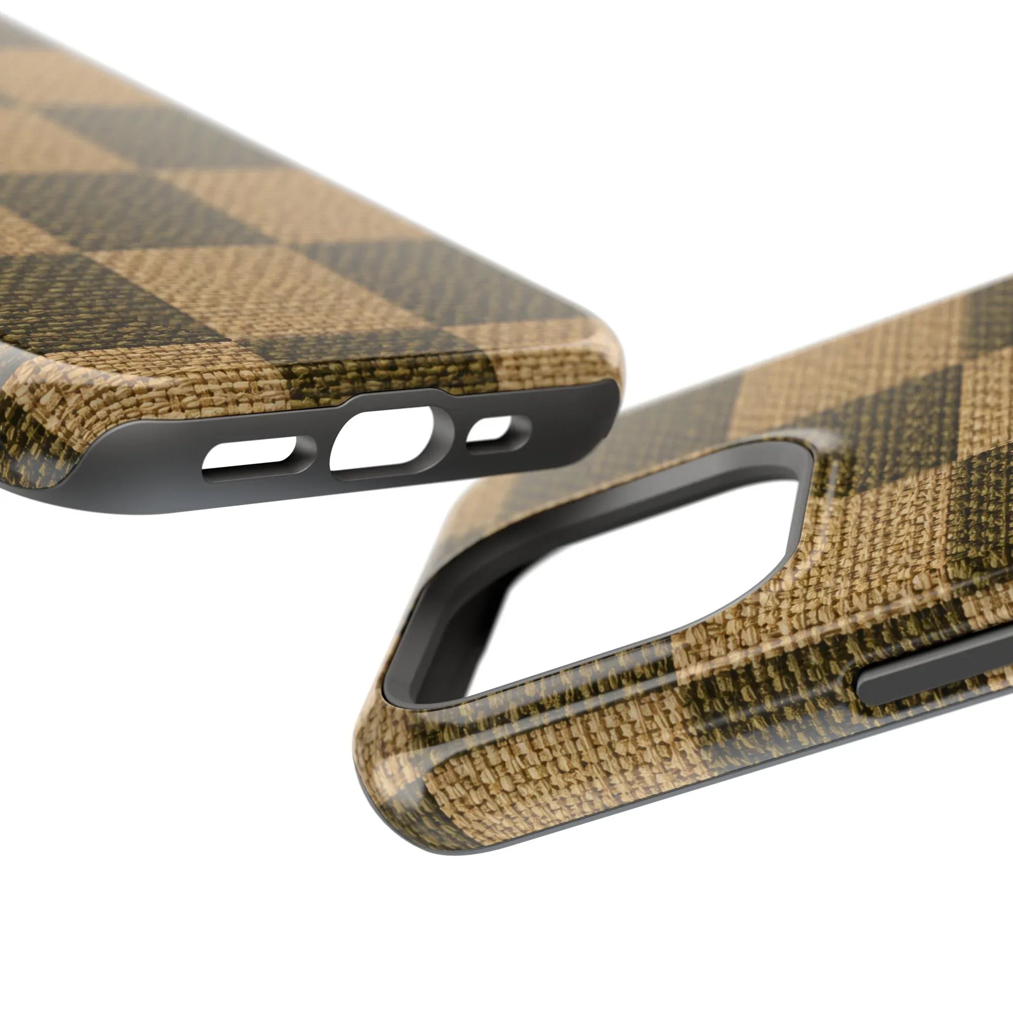 Rustic Woven Phone Case for iPhone 11-17 and Galaxy S21-S22 - KARARMDESIGN