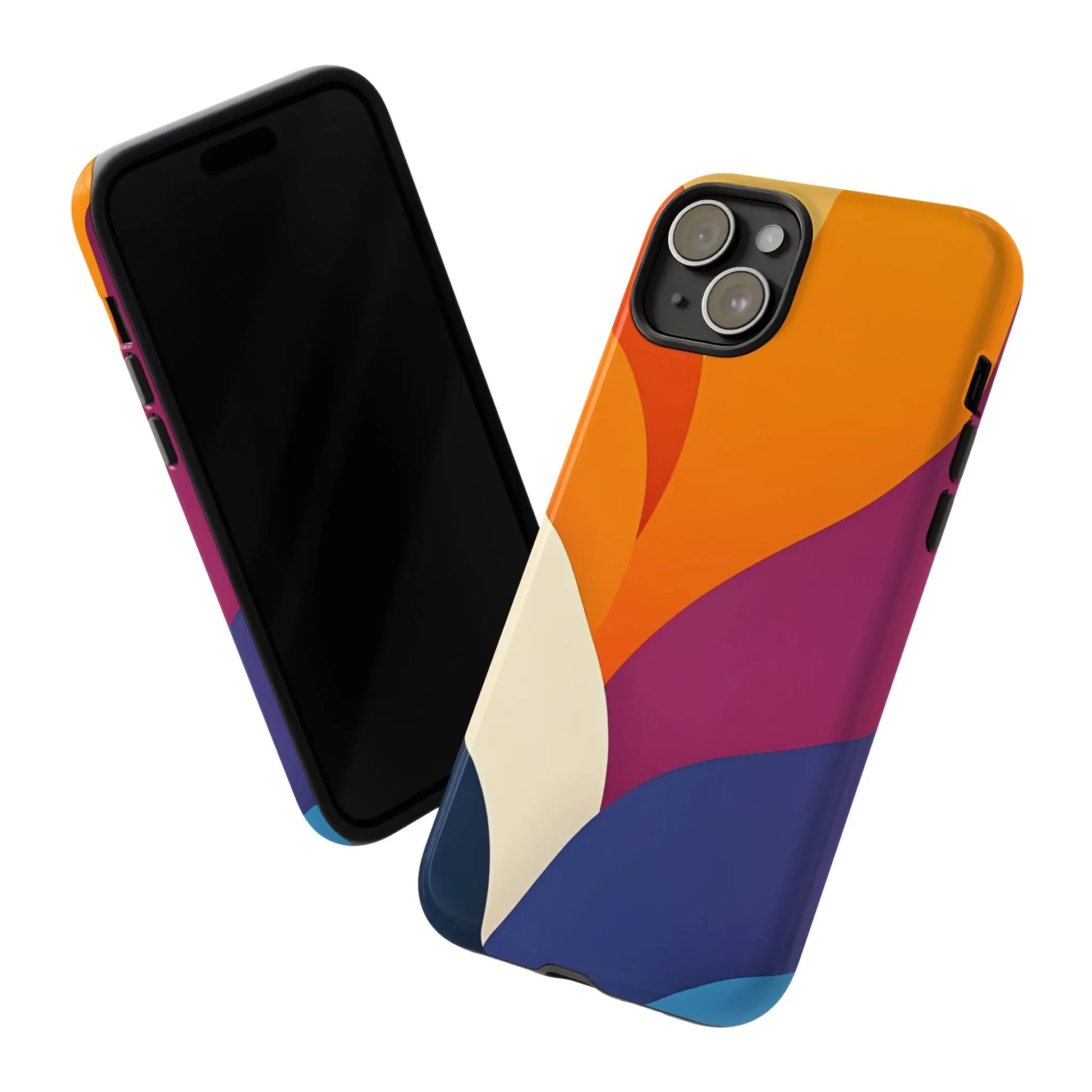 Vibrant Abstract Design Phone Case for iPhone and Galaxy - KARARMDESIGN