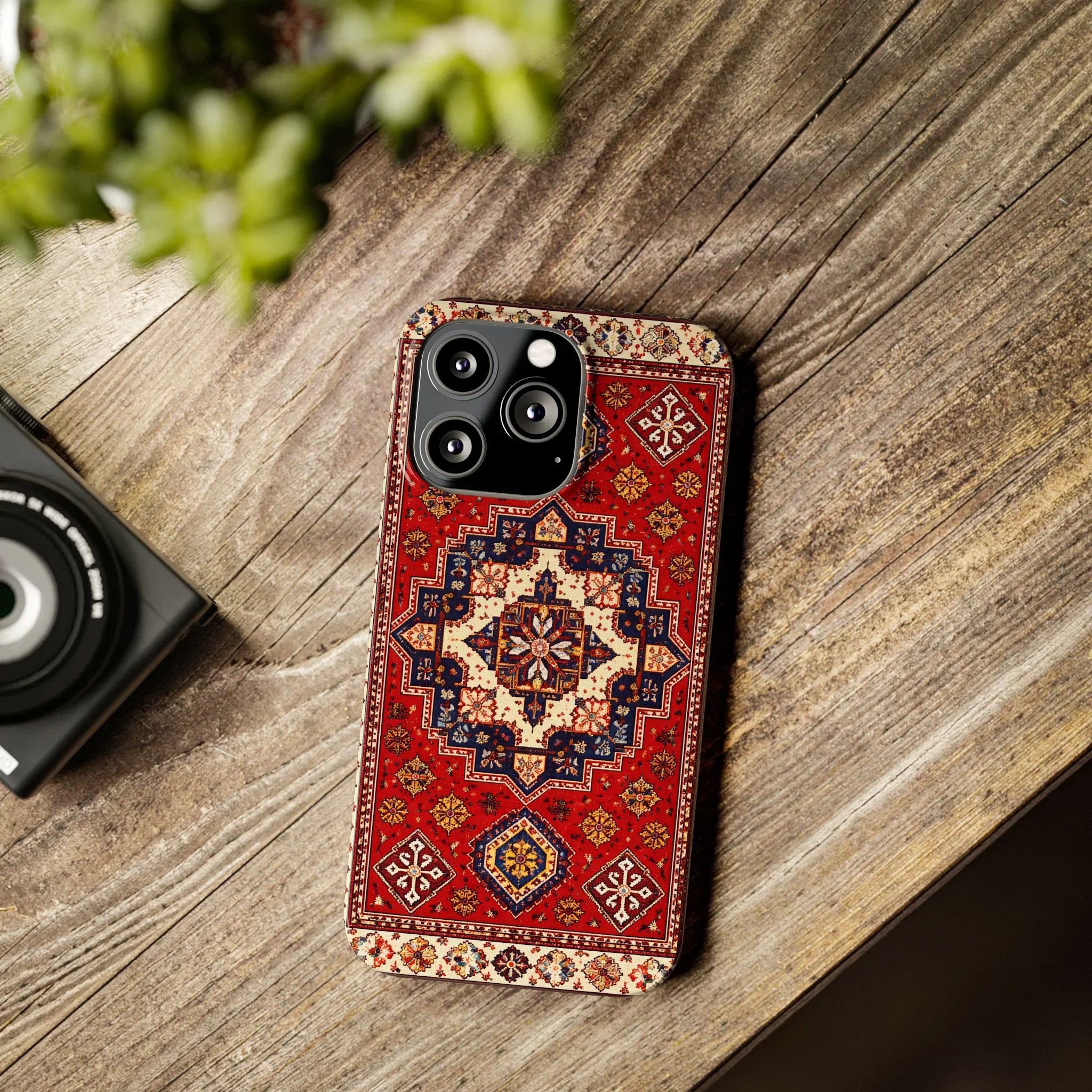 Armenian Carpet Pattern Phone Case for iPhone 11-16 - KARARMDESIGN