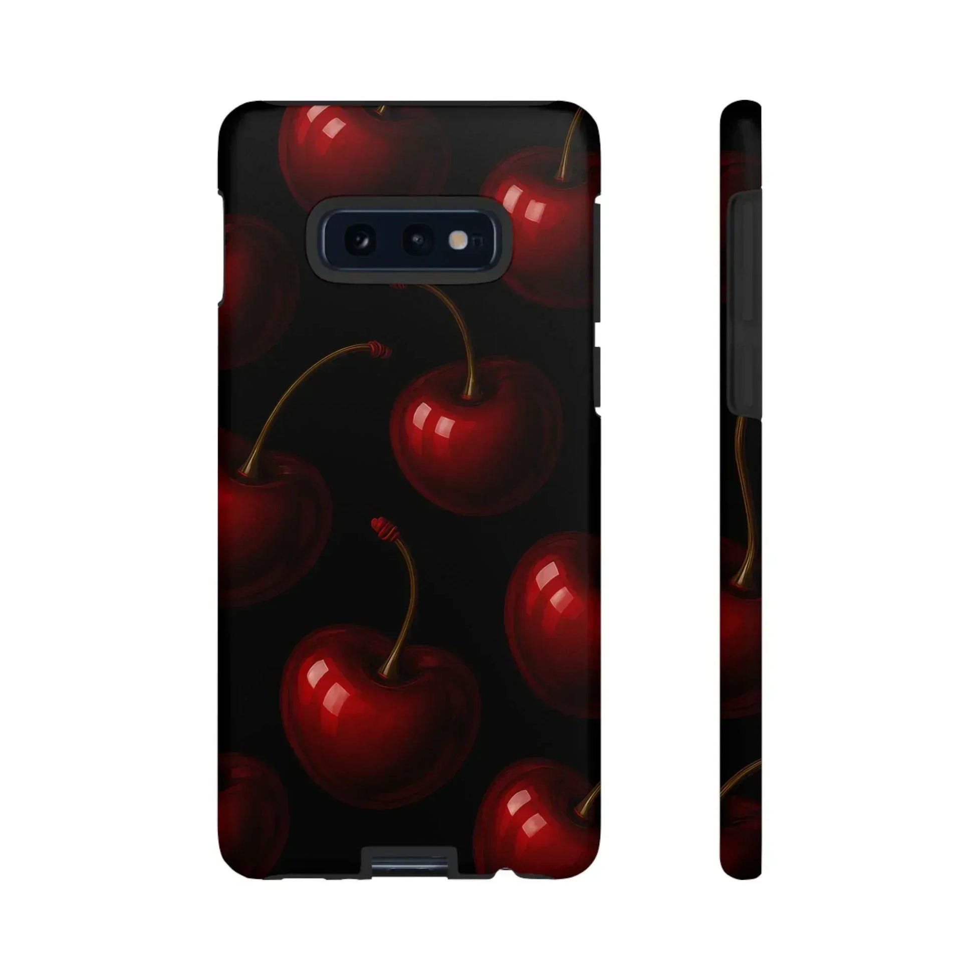 Cherry Phone Case for iPhone X-16 and Galaxy S20-S25 - KARARMDESIGN