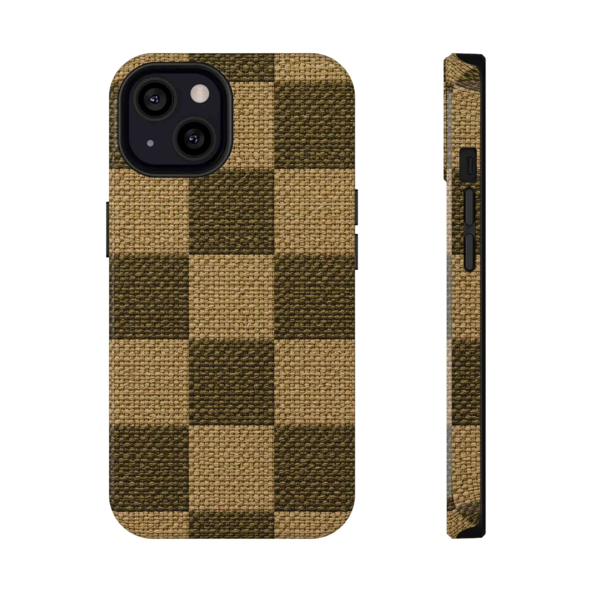 Rustic Woven Phone Case for iPhone 11-17 and Galaxy S21-S22 - KARARMDESIGN