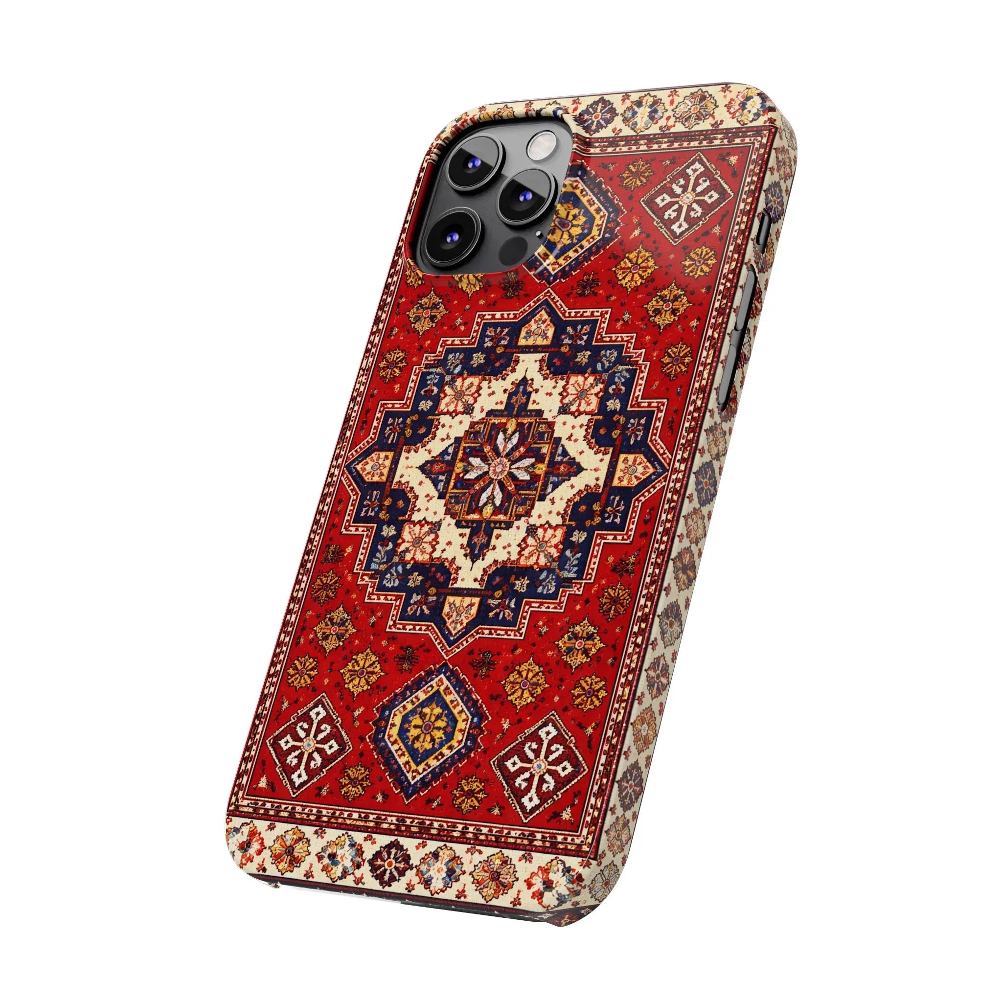 Armenian Carpet Pattern Phone Case for iPhone 11-16 - KARARMDESIGN