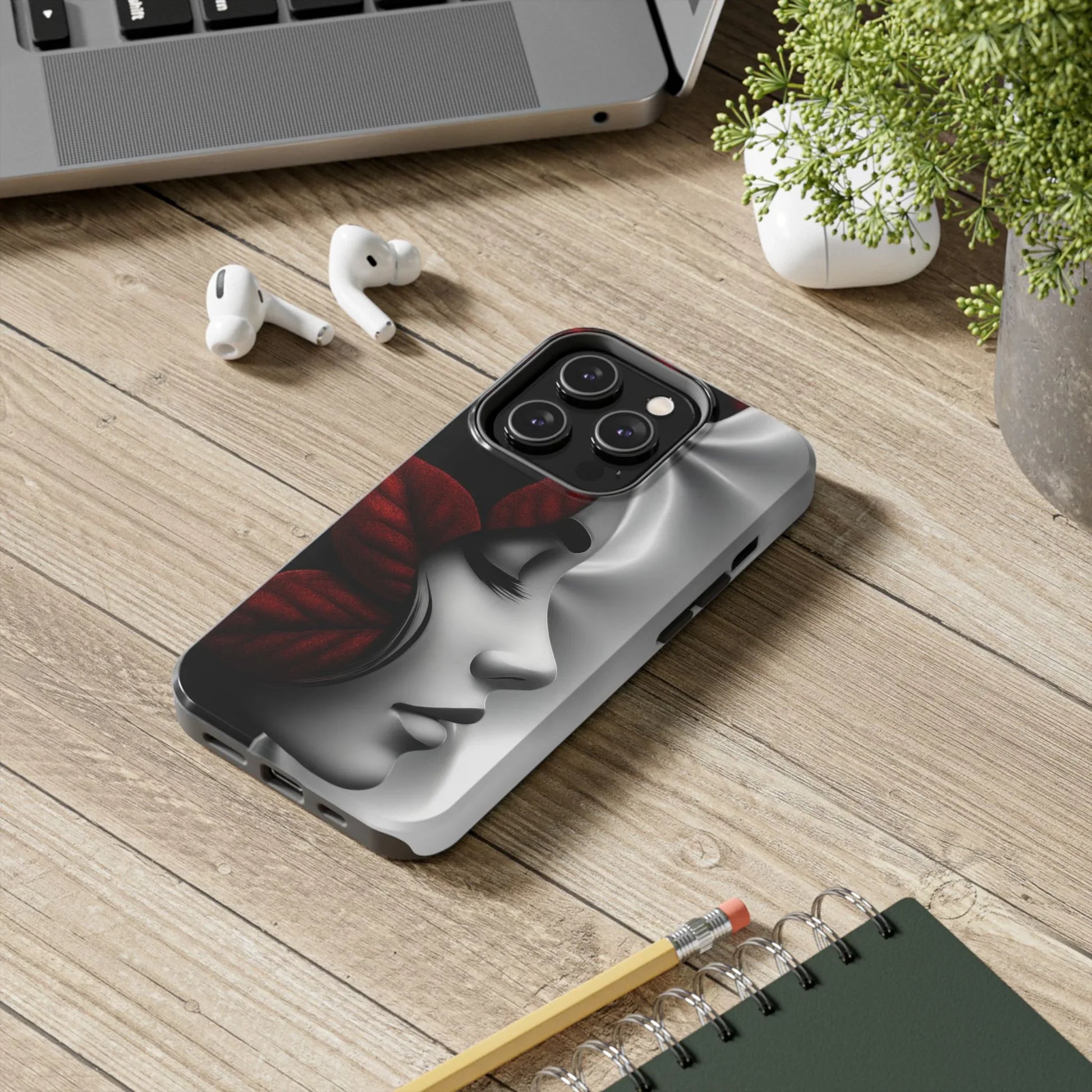Whispered Grace Phone Case for iPhone 11-17 and Galaxy S21-S25 - KARARMDESIGN