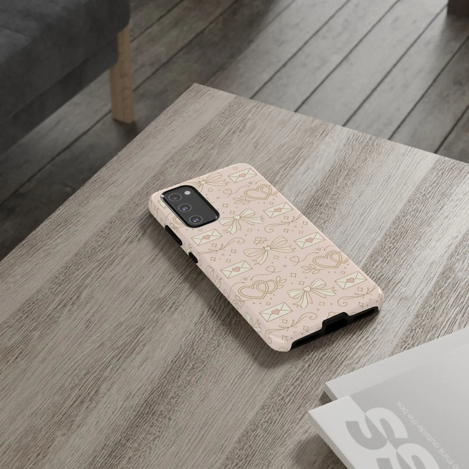 Sweet Romance Tough Phone Case for iPhone 11–17 & Galaxy S10–S25 - KARARMDESIGN