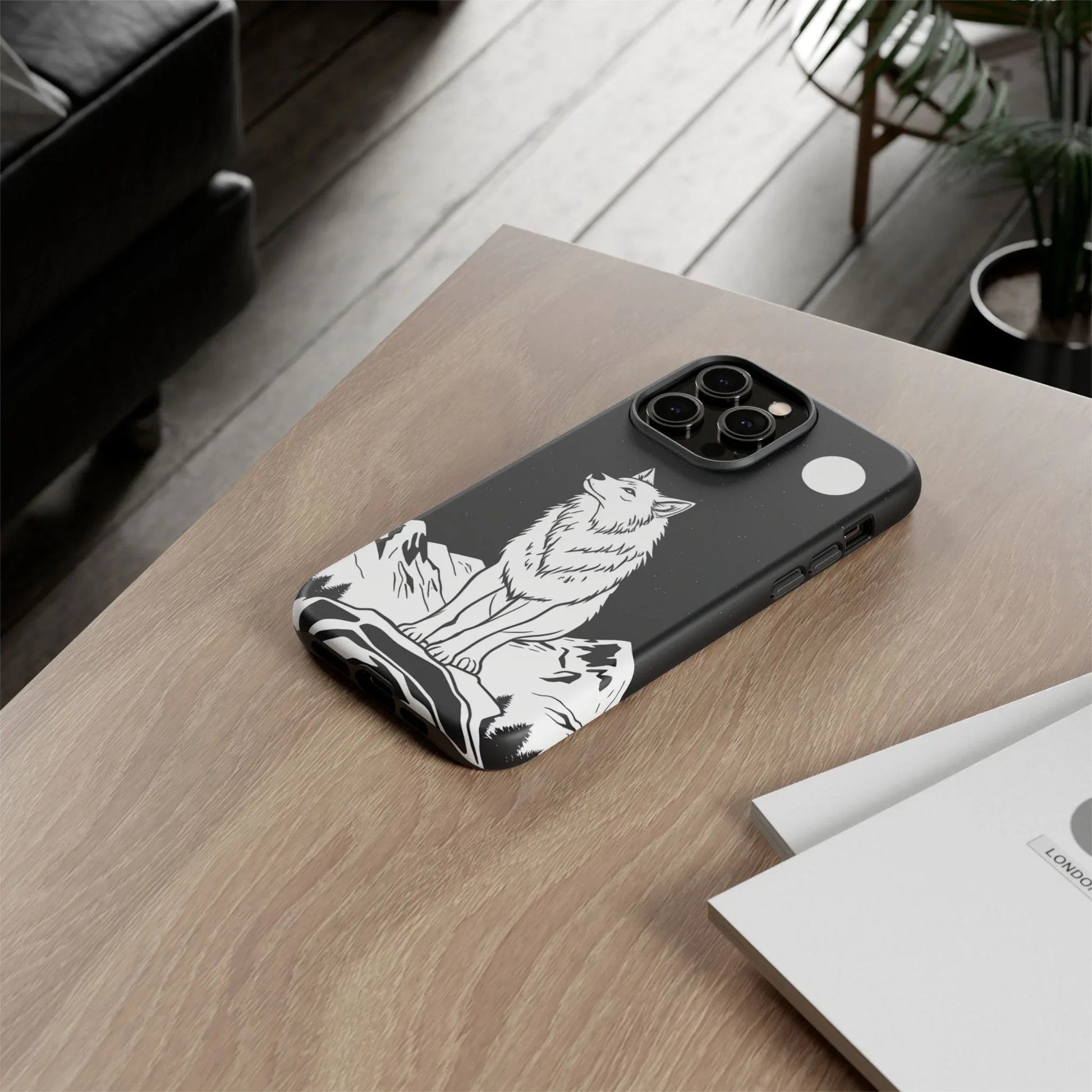 Majestic Wolf Phone Case for iPhone and Galaxy - KARARMDESIGN
