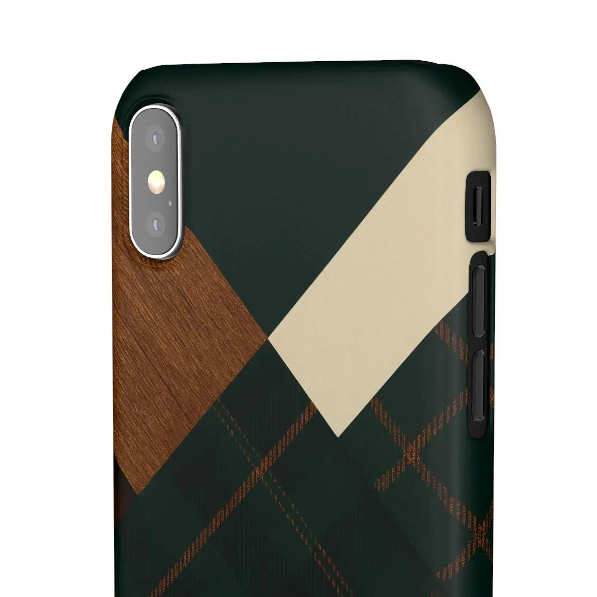 Rustic Green Phone Case for iPhone 8-16 and Galaxy S20-S24 - KARARMDESIGN