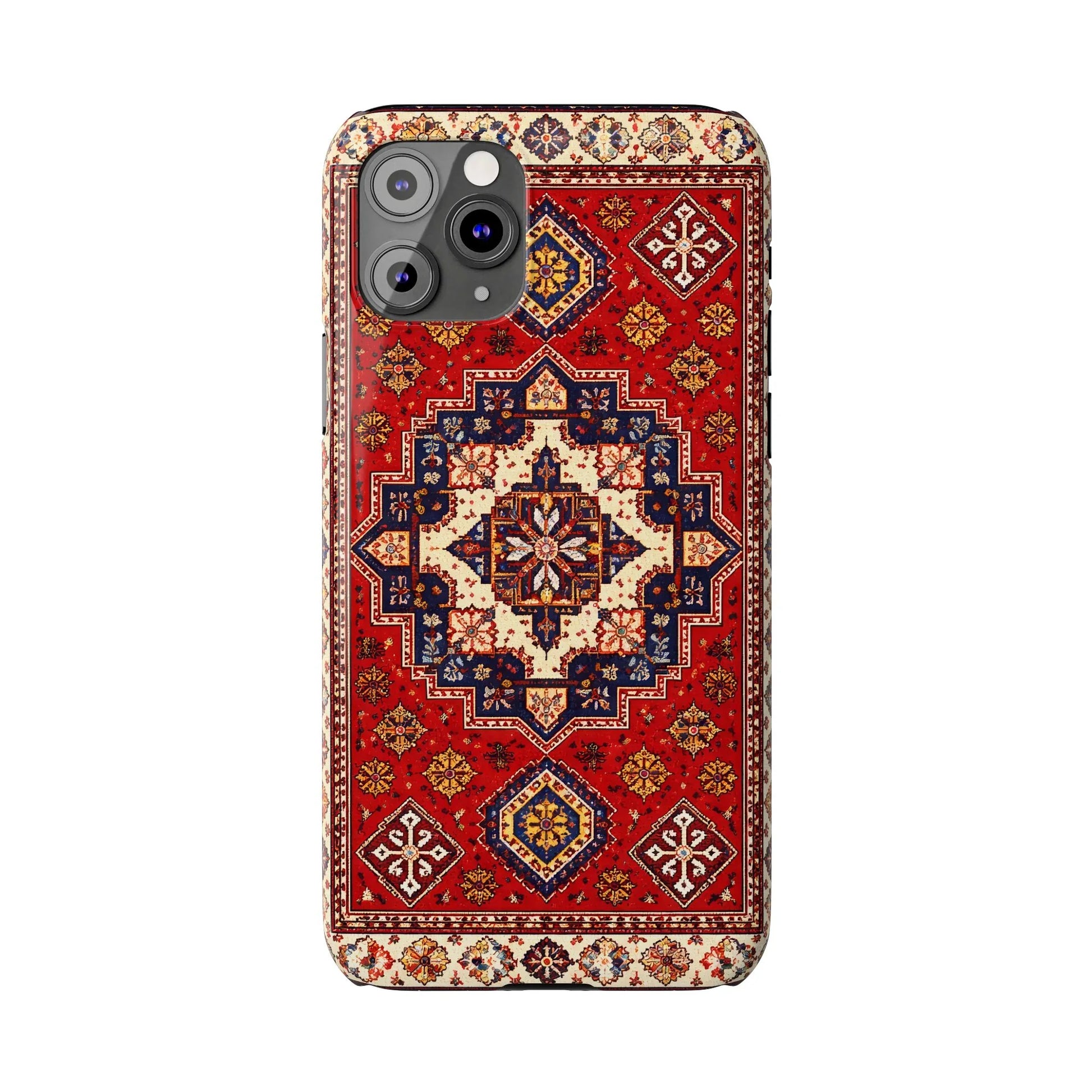 Armenian Carpet Pattern Phone Case for iPhone 11-16 - KARARMDESIGN