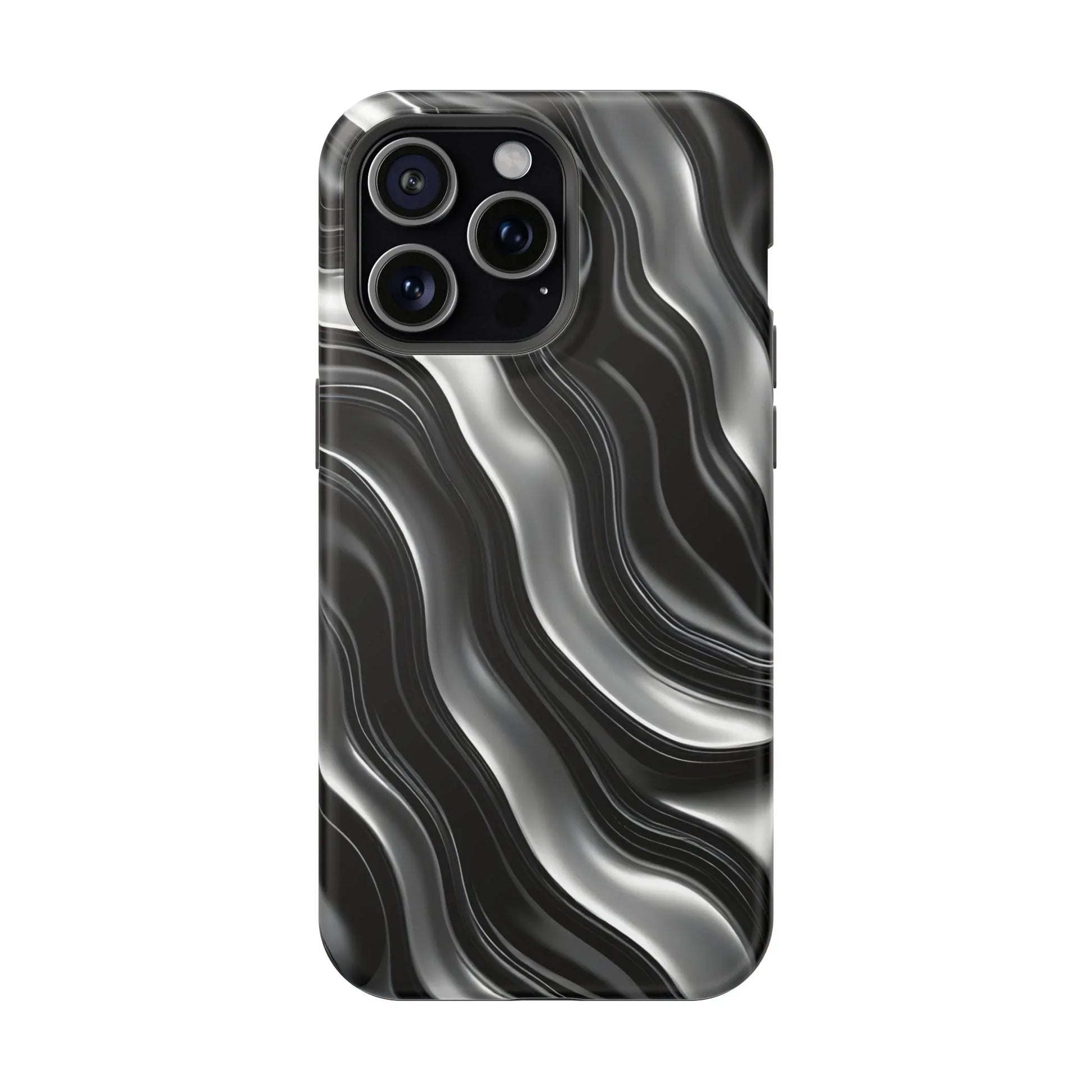 Wavy Illusion Marble Phone Case for iPhone 13-17 - KARARMDESIGN