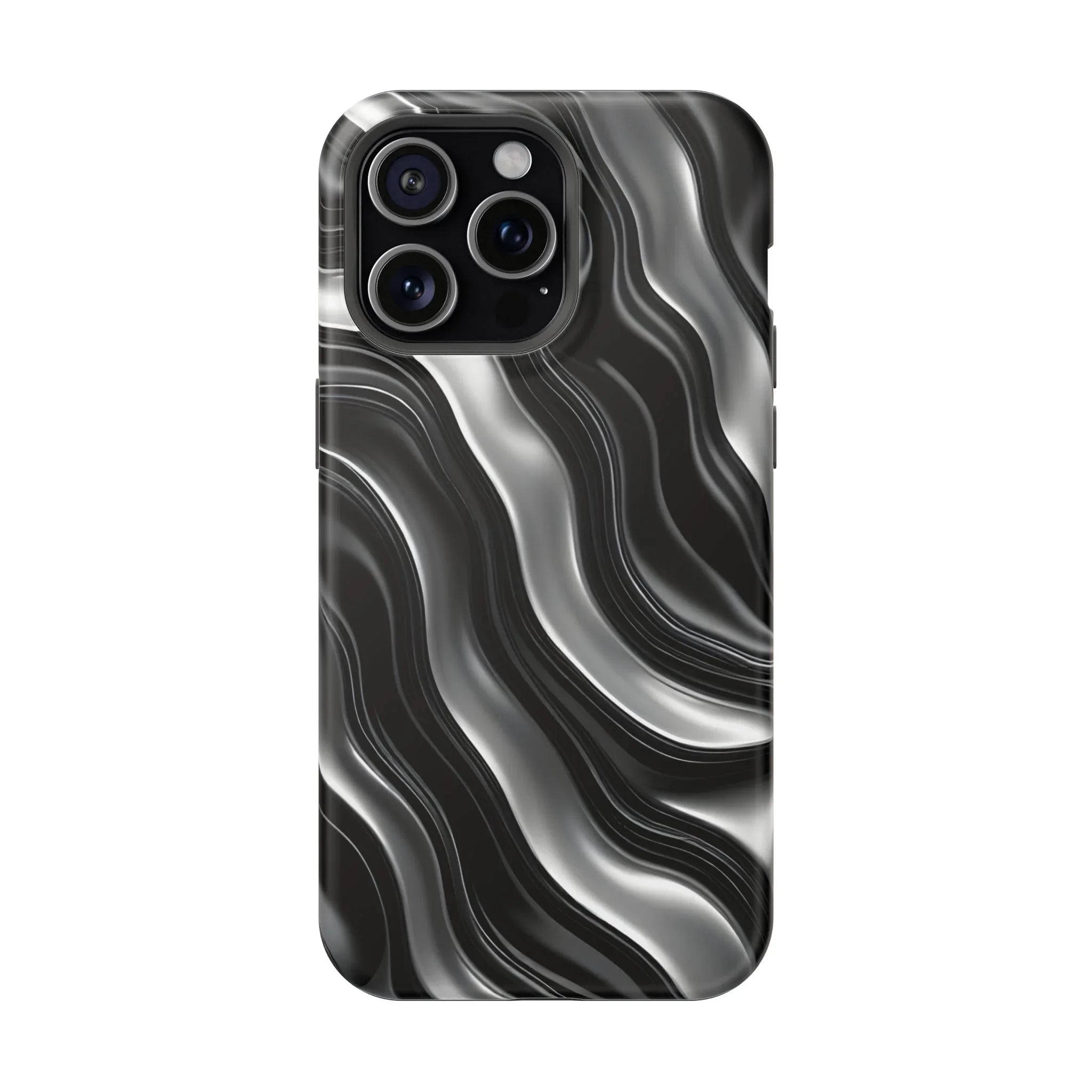 Wavy Illusion Marble Phone Case for iPhone 13-17 - KARARMDESIGN