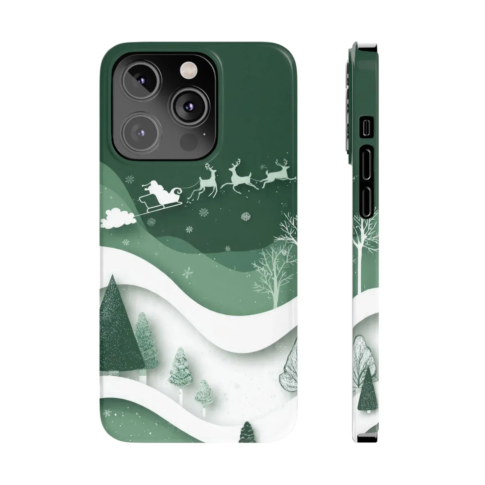 Evergreen Forest Phone Case for iPhone 11–17 - KARARMDESIGN