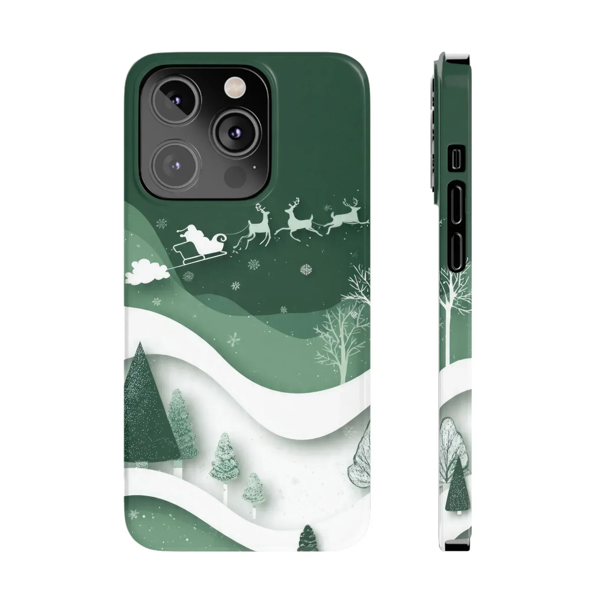 Evergreen Forest Phone Case for iPhone 11–17 - KARARMDESIGN