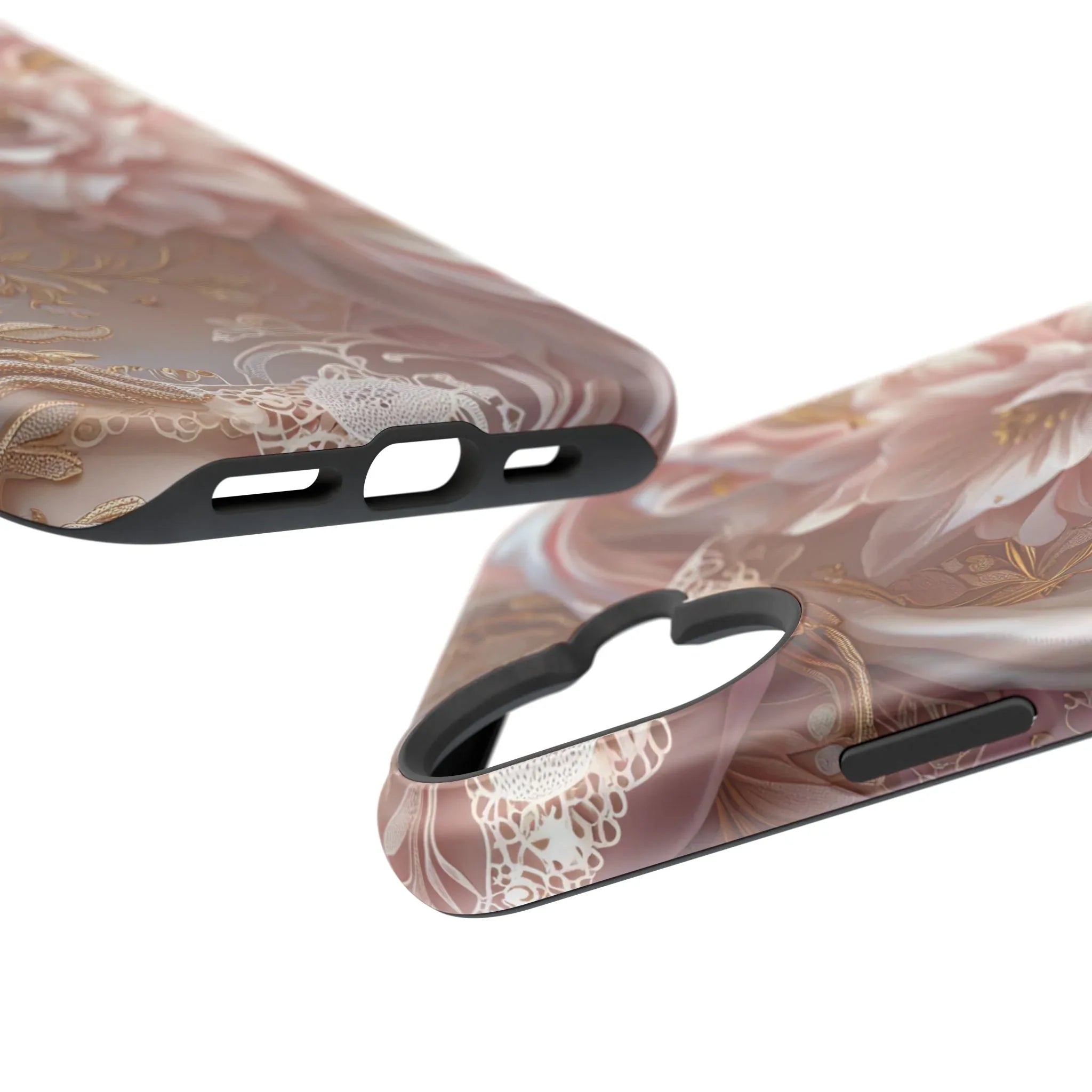 Elegant Floral Phone Case for iPhone 11-17 and Samsung Galaxy S21-S22 - KARARMDESIGN