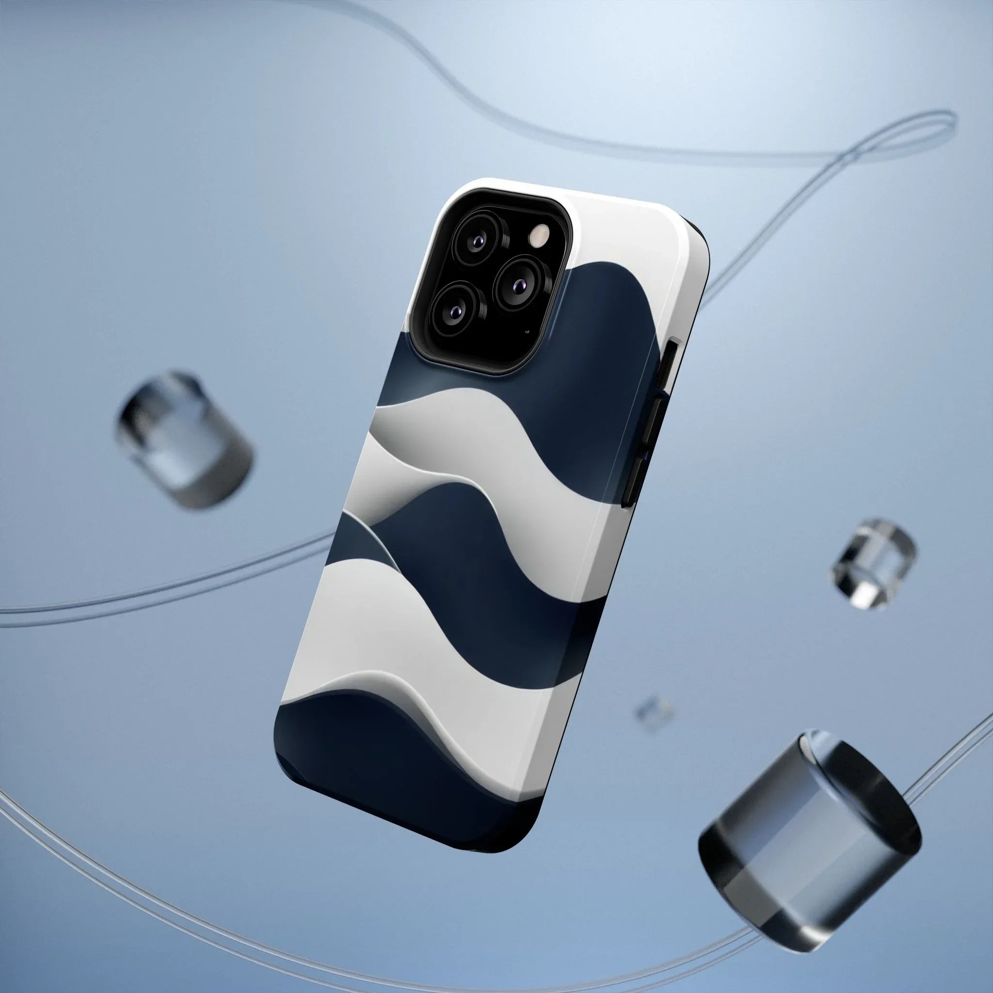 Ocean Flow Phone Case for iPhone 11-17 and Galaxy S21-S22 - KARARMDESIGN