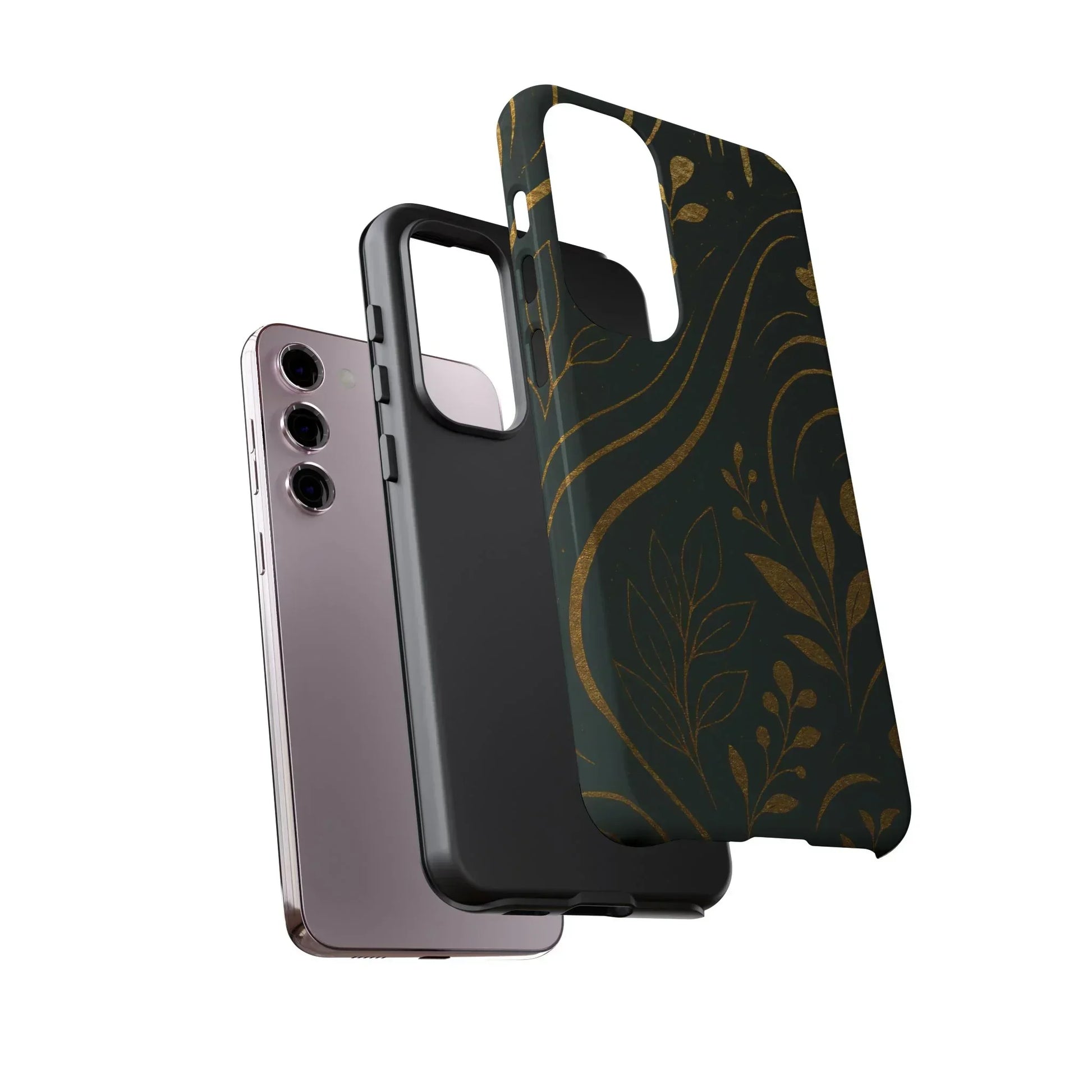 Foil Frenzy Abstract Gold Pattern Phone Case for Samsung Galaxy and Google Pixel - KarArmDesign