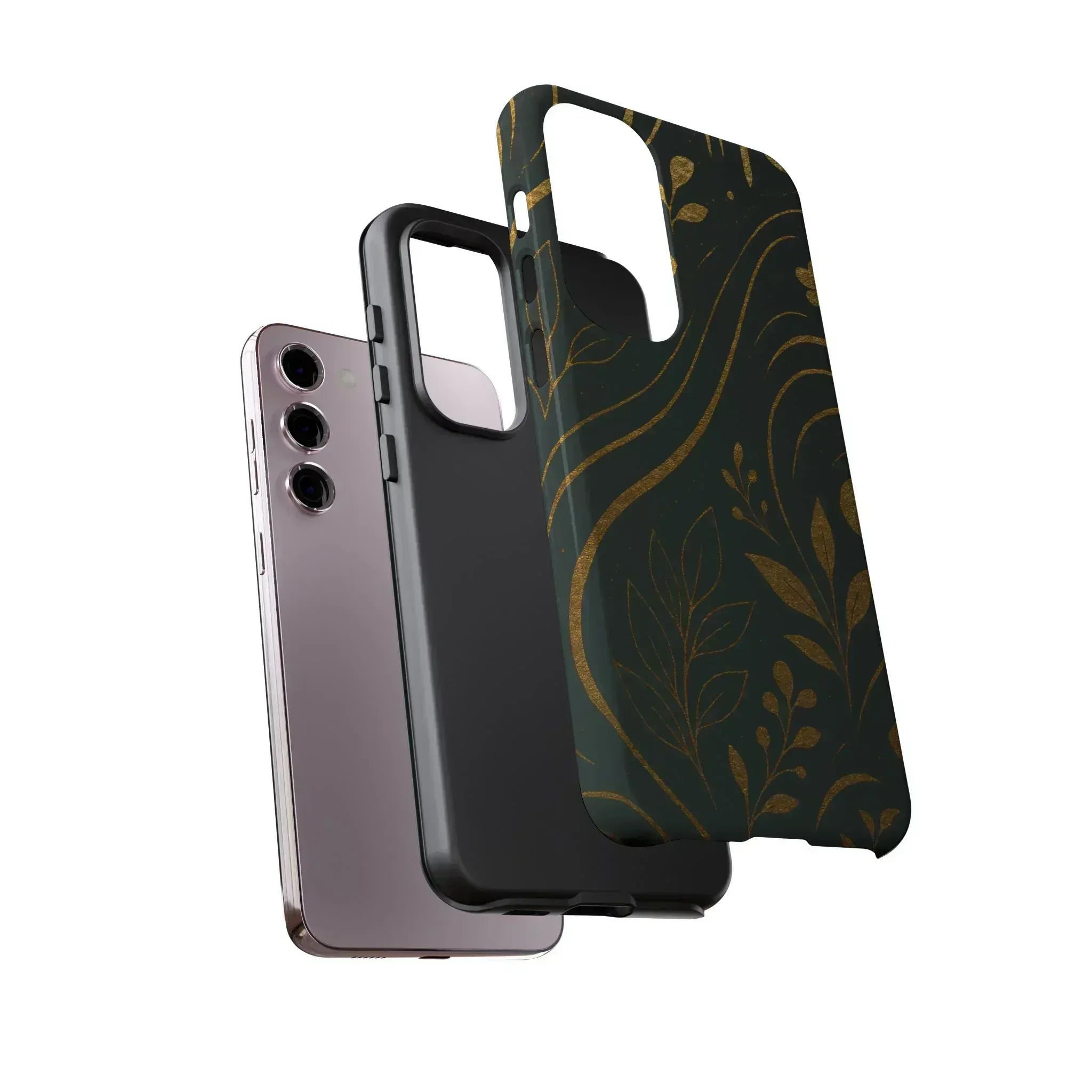 Gold Pattern Phone Case for Galaxy and Pixel - KARARMDESIGN