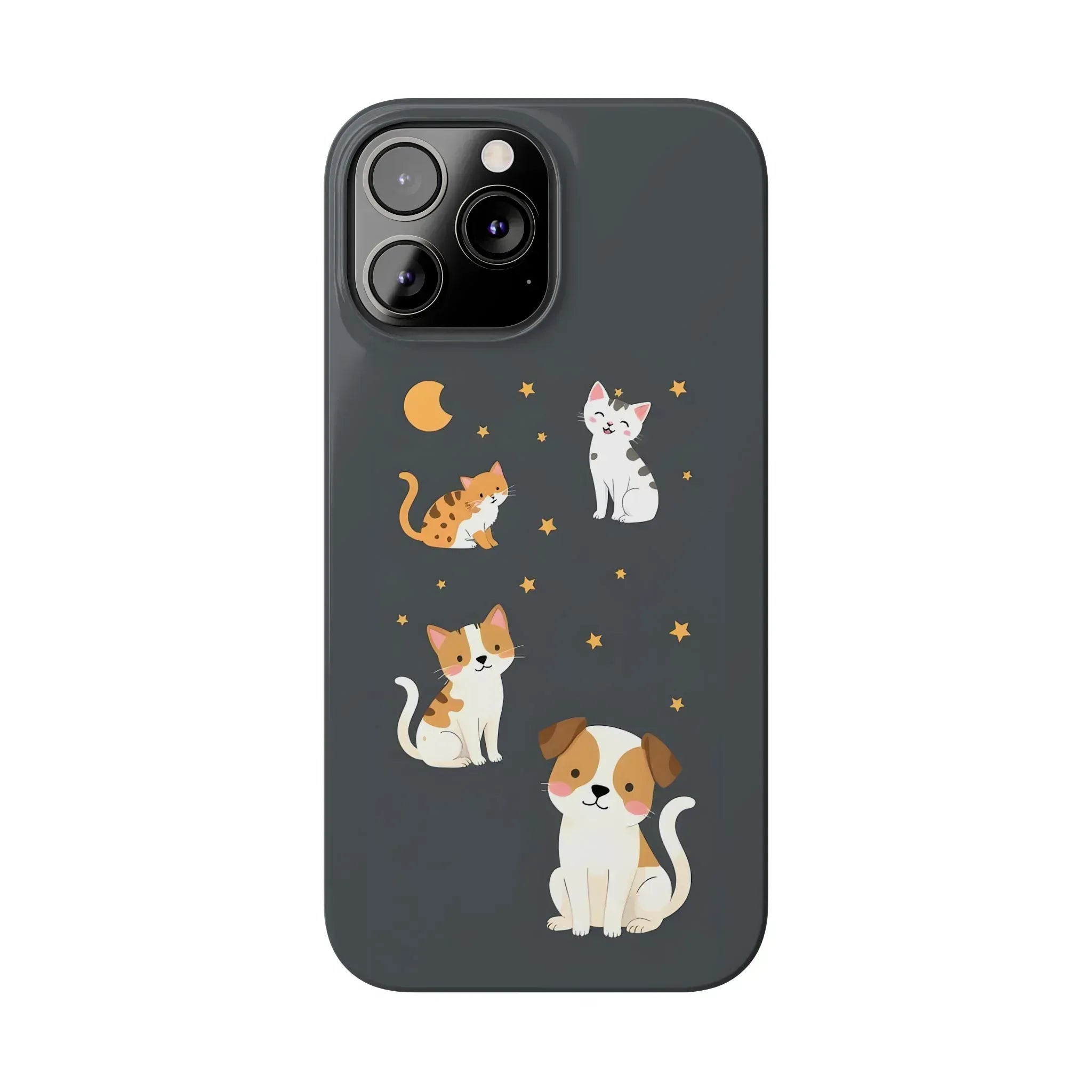 Cute Cat and Dog Phone Case for iPhone 11-17 - KARARMDESIGN