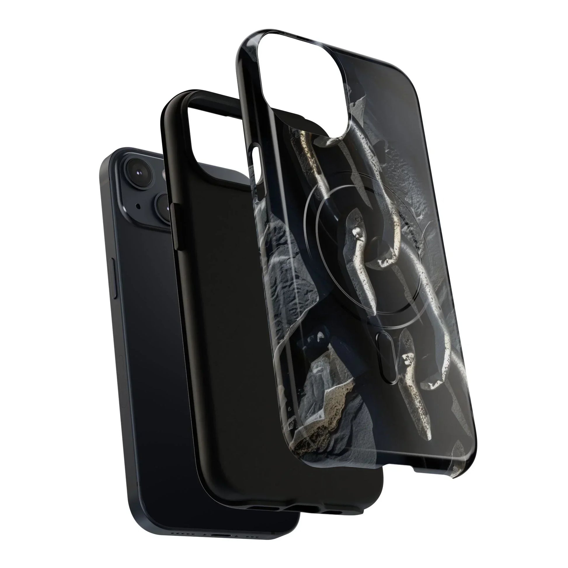 “Iron Chain” Tough Magnetic Phone Case for iPhone 14-16 Models - KarArmDesign