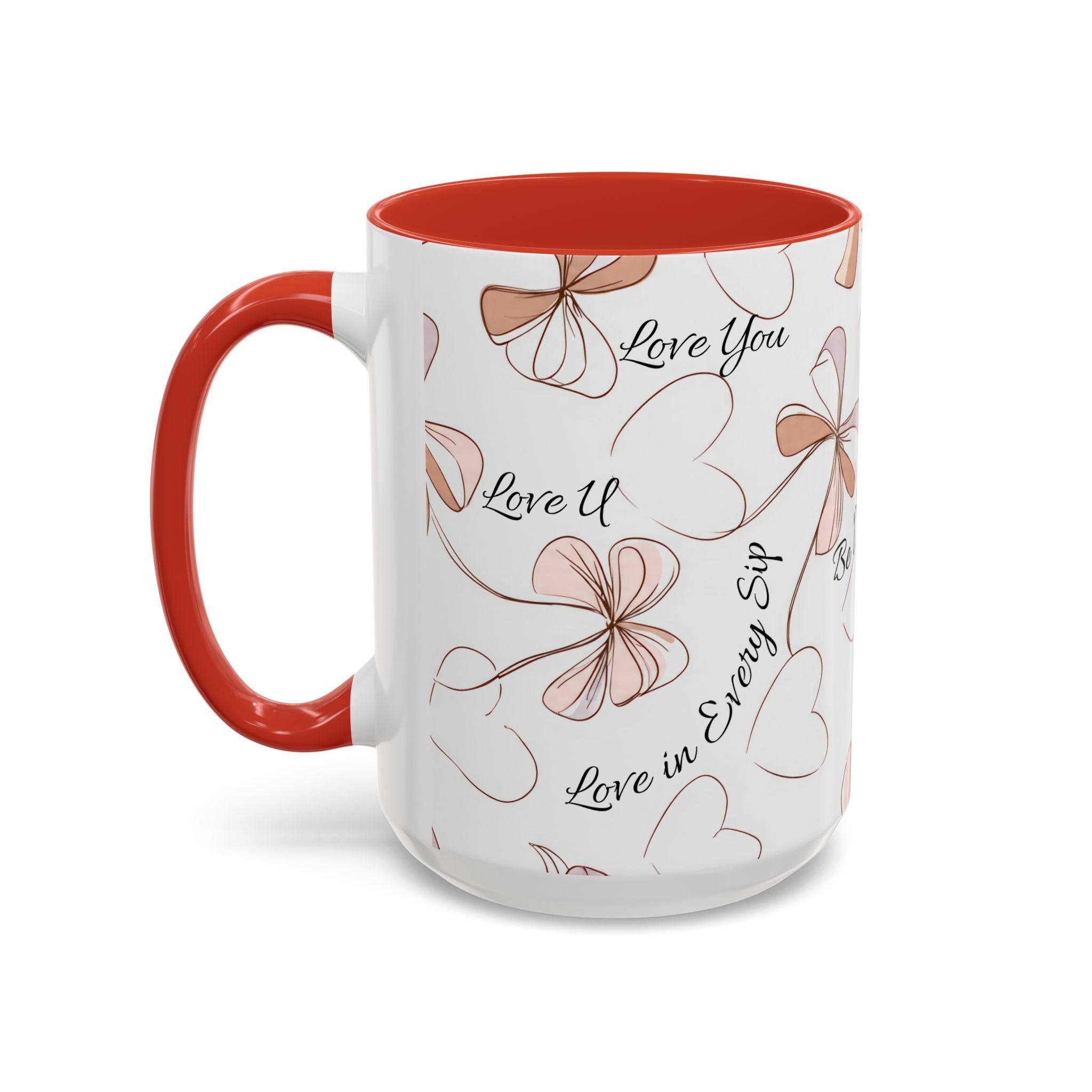 Love Messages Accent Coffee Mug (11, 15oz)