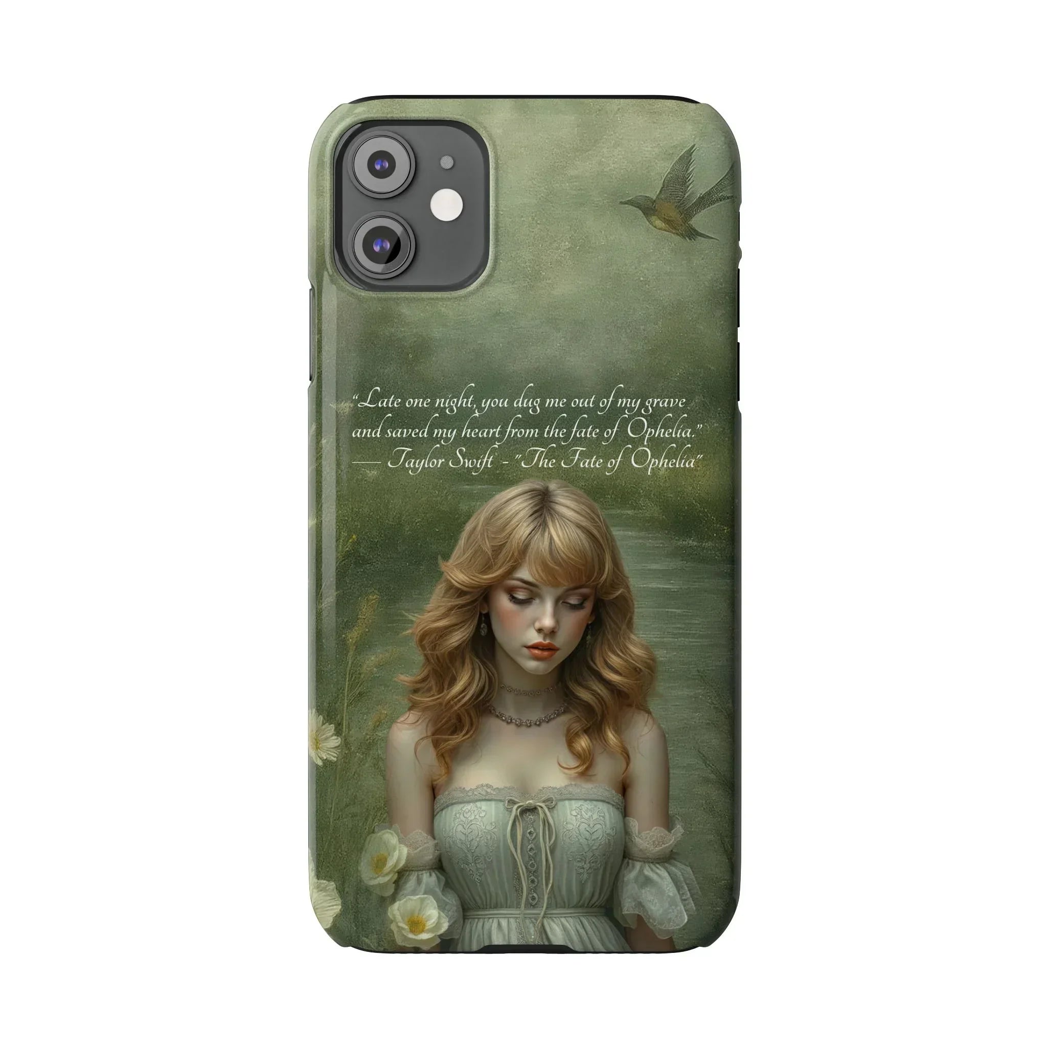 "Melancholic Ophelia" Phone Case for iPhone 11-17 Models - KARARMDESIGN