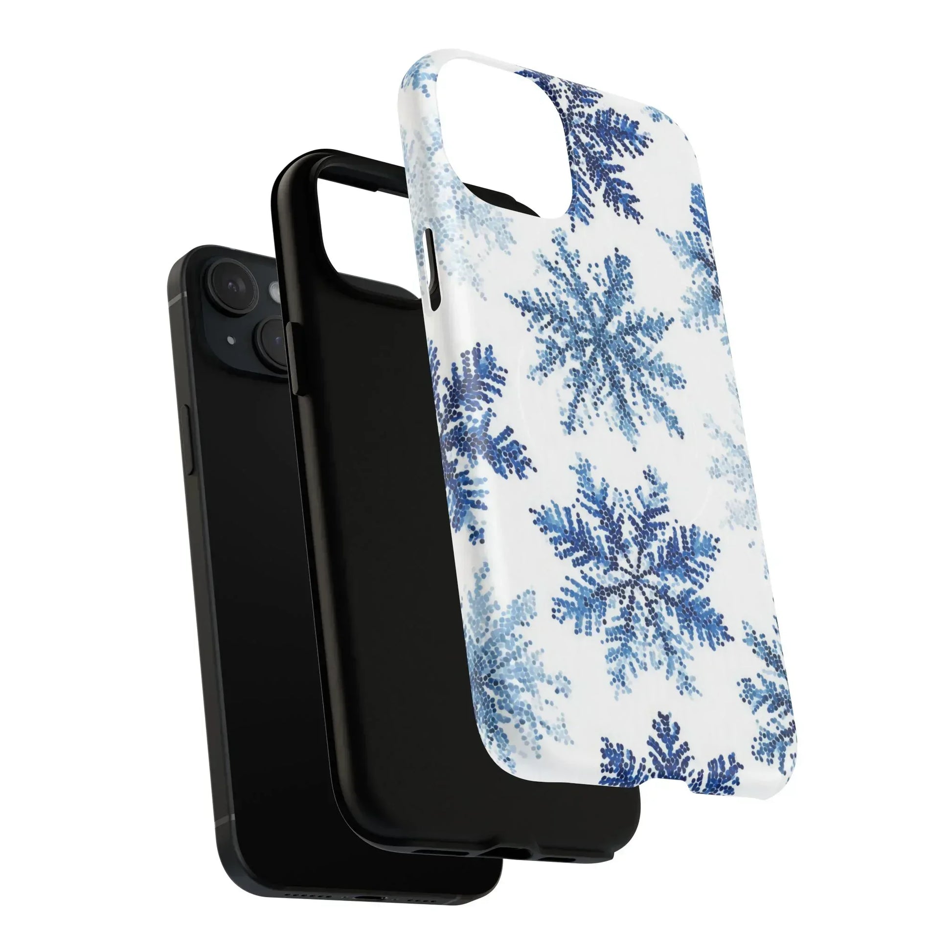 Snowflake Elegance Phone Case for iPhone 13-17 - KARARMDESIGN