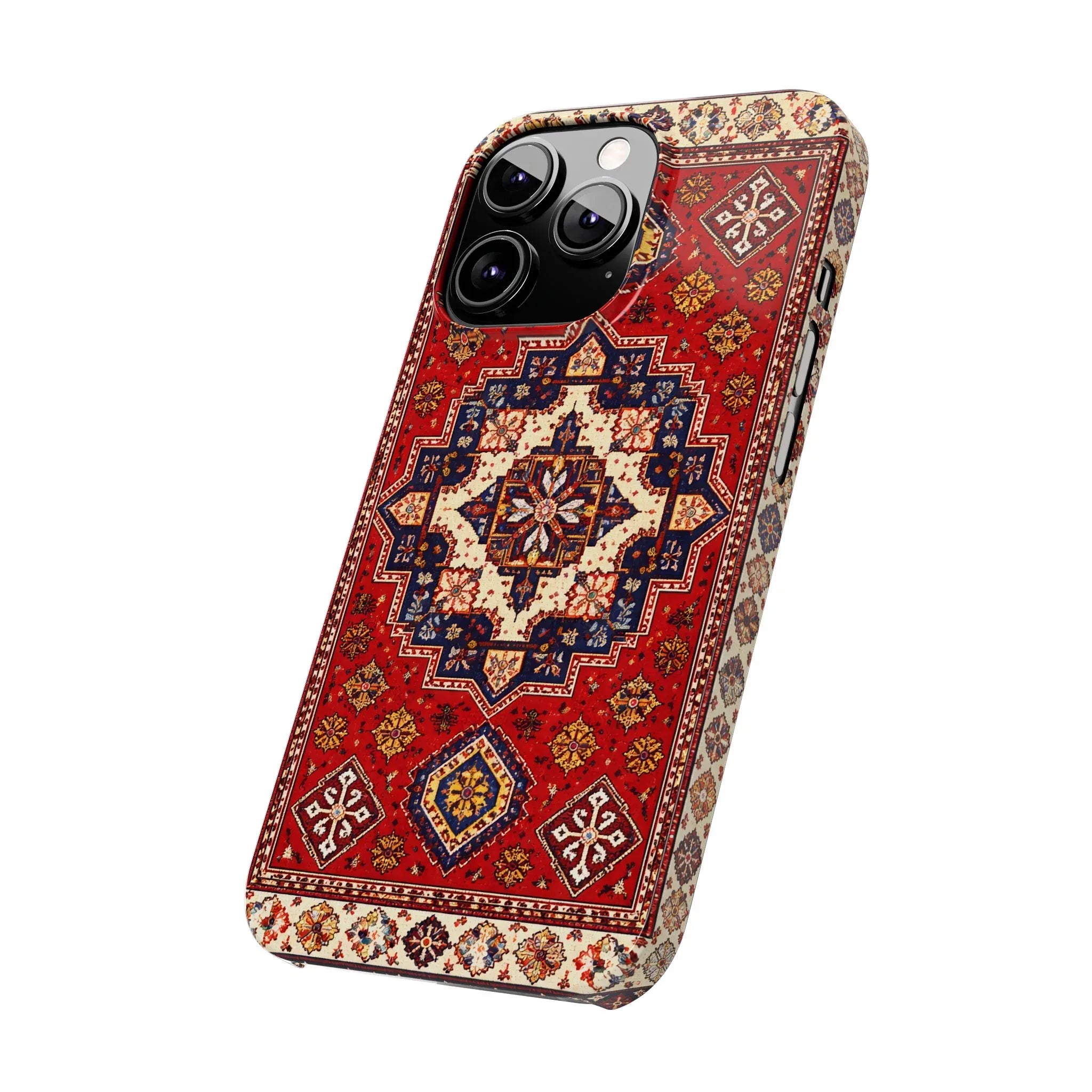 Armenian Carpet Pattern Phone Case for iPhone 11-16 - KARARMDESIGN