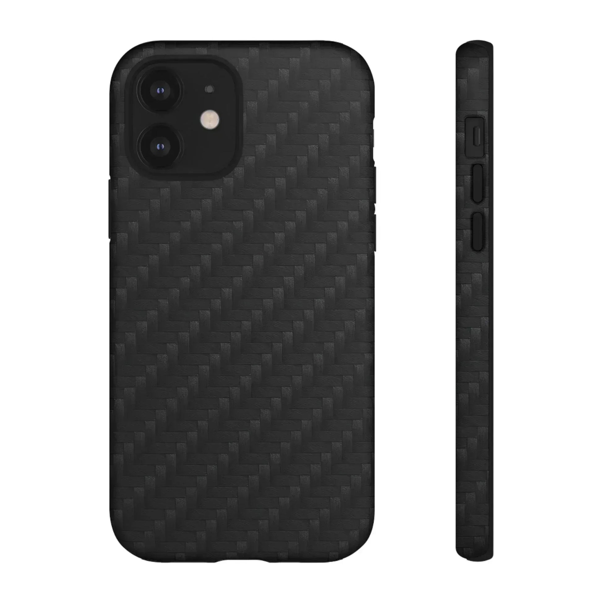 Black Carbon Phone Case for iPhone 8-16 and Google Pixel up to 9 - KARARMDESIGN