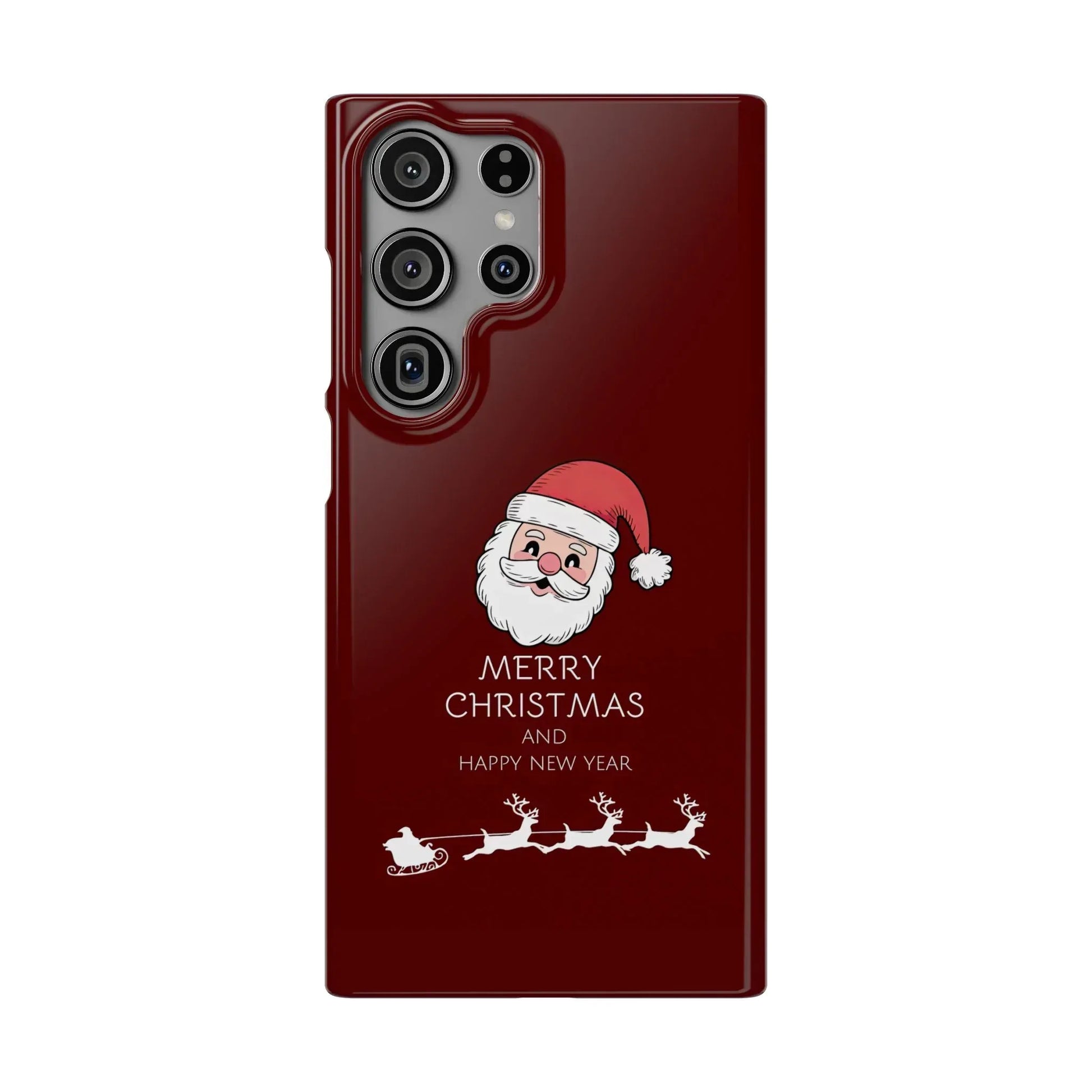 Crimson Claus Phone Case for iPhone 8-17 and Galaxy S20-S25 - KARARMDESIGN