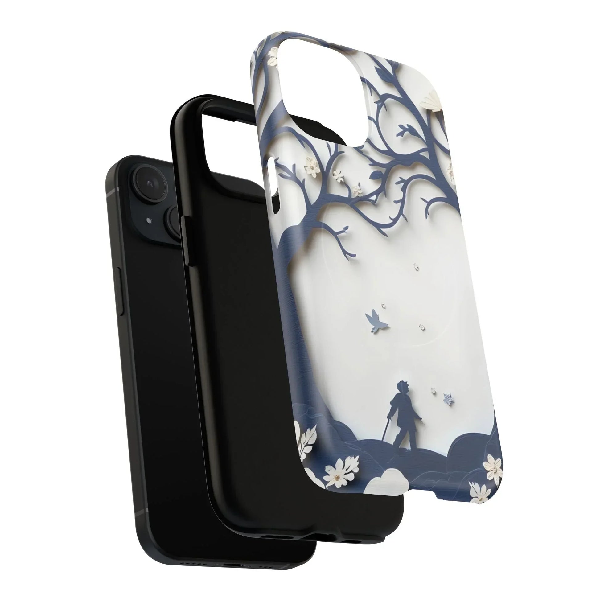 Nature Silhouette Phone Case for iPhone 14-16 Models - KarArmDesign